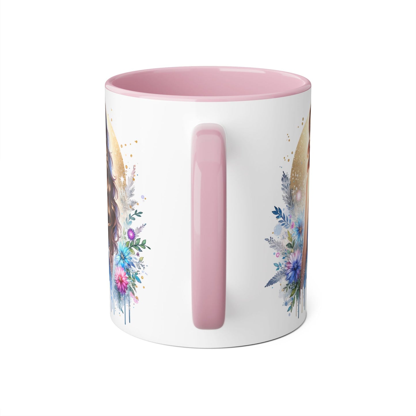 Single AF Gorgeous Floral Accent Mug, Perfect for Coffee Lovers, Unique Gift for Her, Boho Aesthetic, Personalized Tea Mug, Great for Birthdays