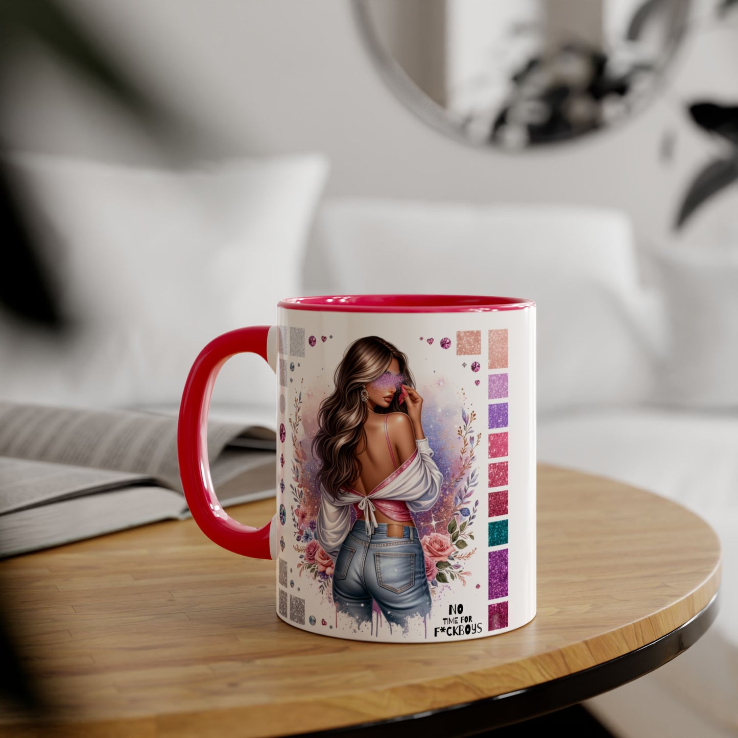Funny Accent Mug - No Time For F*boys 11oz