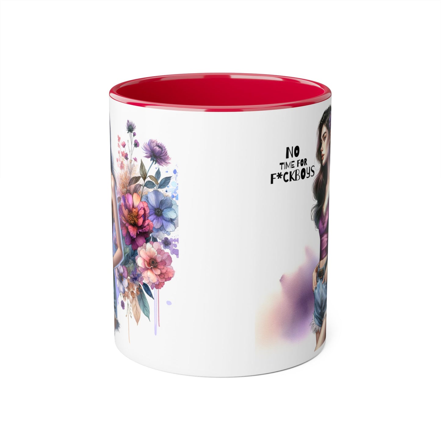 Funny Accent Mug - No Time For F*boys 11oz
