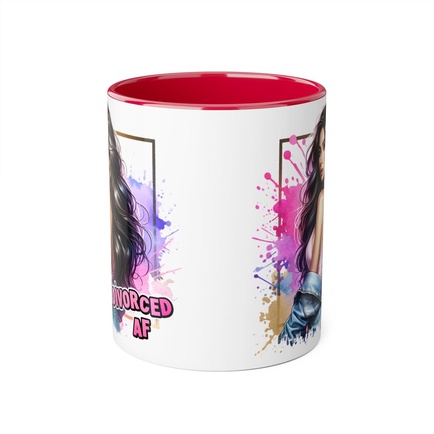 Mug - Divorced AF 11oz Accent Mug