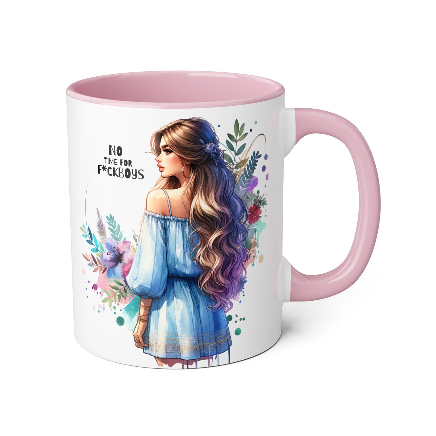 Funny Accent Mug - No Time For F*boys 11oz