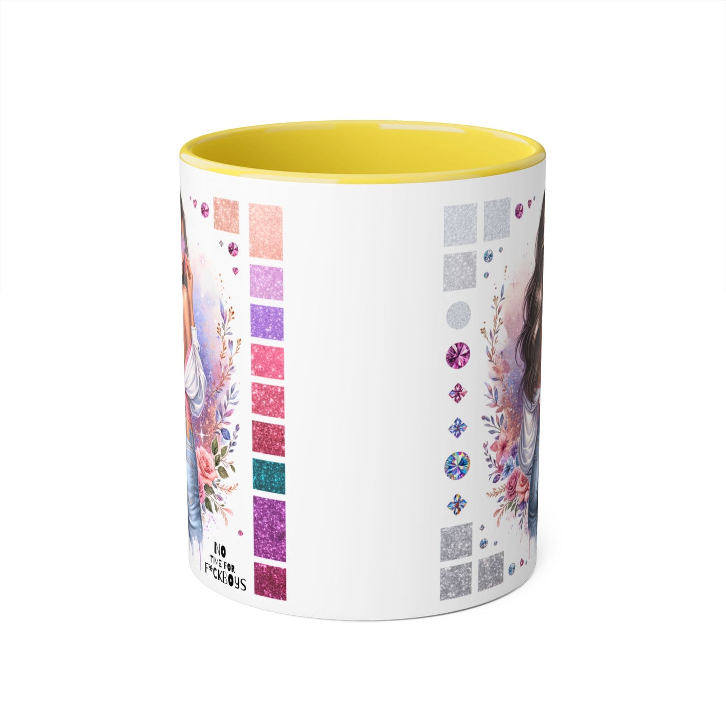 Funny Accent Mug - No Time For F*boys 11oz