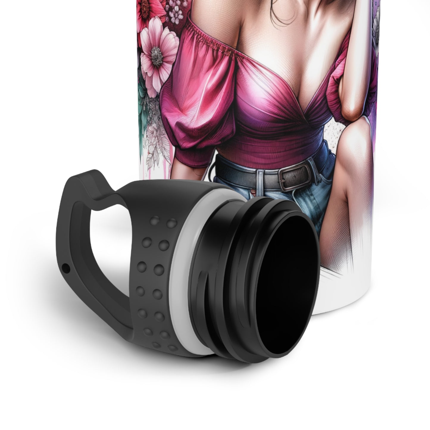 I'm Too Cute For My Ex Water Bottle - Stylish Hydration for Her, Gift for Friends, Wedding Favors, Birthday Present, Gym Accessory