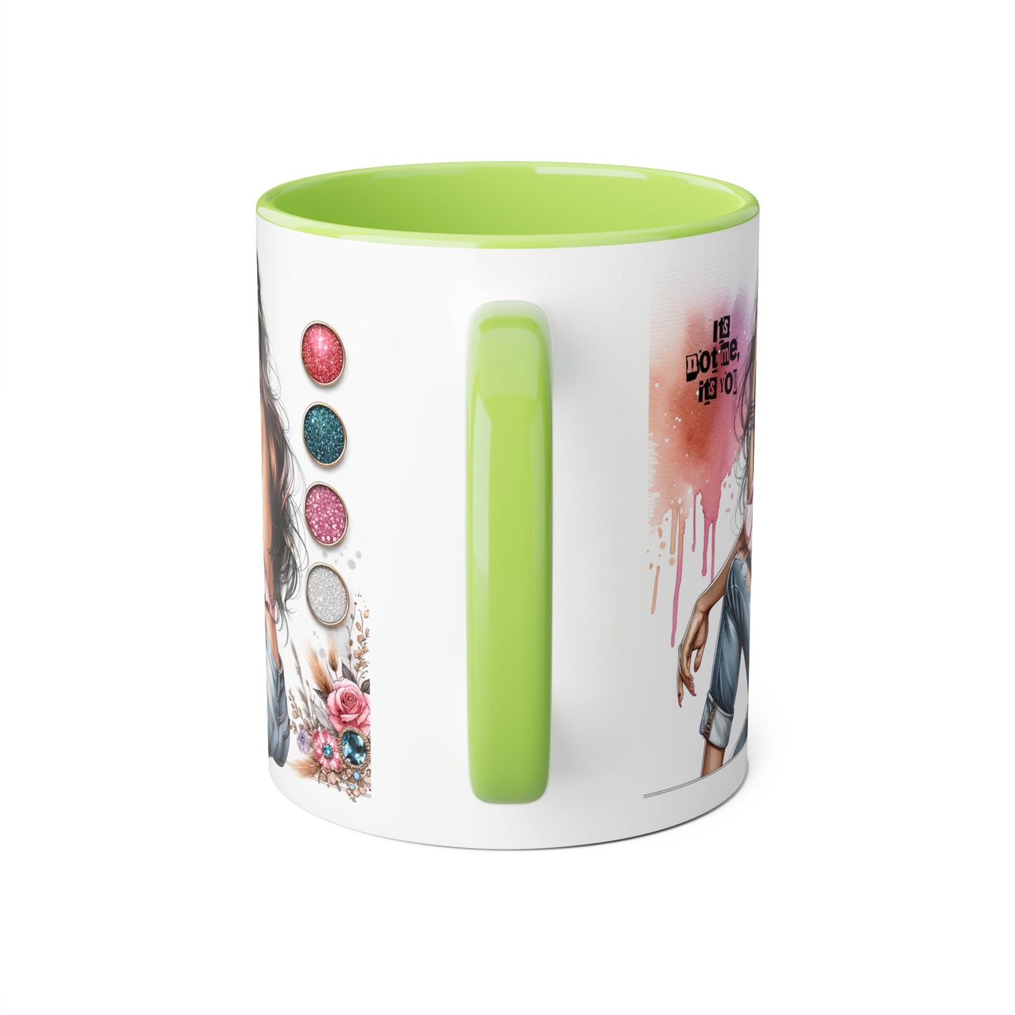 It's Not Me, It's You Humoristic Stylish Accent Mug - Chic Gift for Fashion Lovers, Coffee/Tea Mug, Unique Kitchen Decor, Perfect for Birthdays, Holidays, or Everyday