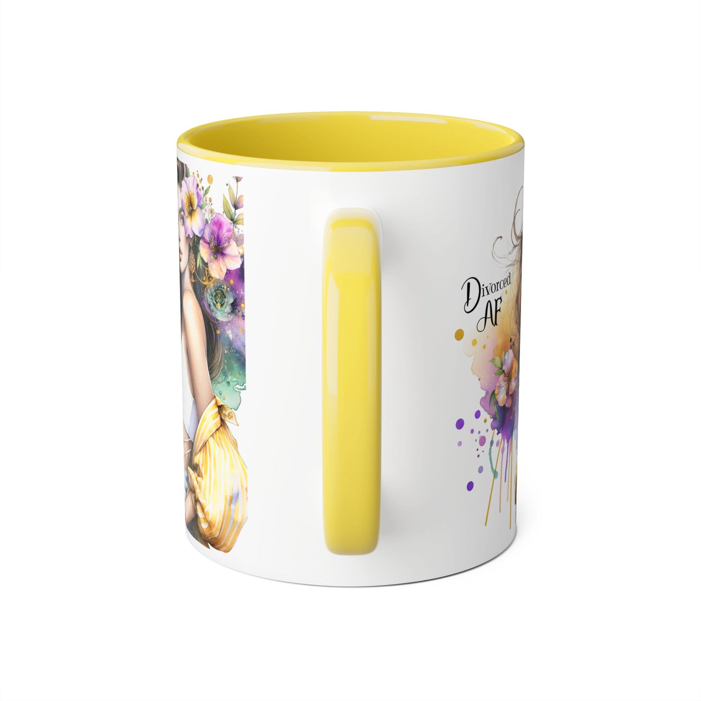 Chic Accent Coffee Mug - Stylish Floral Design, Perfect for Gift Giving, Motivational, Home Decor, Unique Drinkware