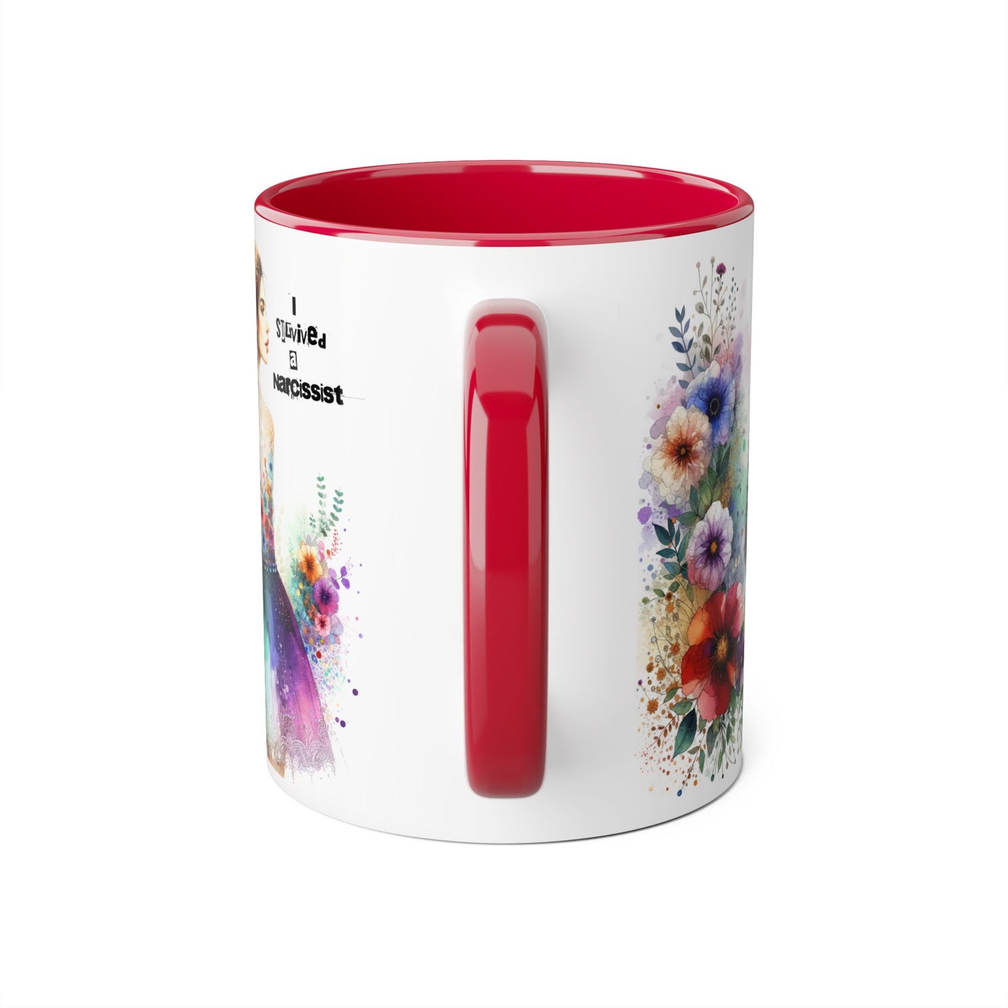Colorful Floral Quotes Coffee Mug, Gift for Flower Lovers, Inspirational Mug, Unique Tea Cup, Perfect for Birthdays