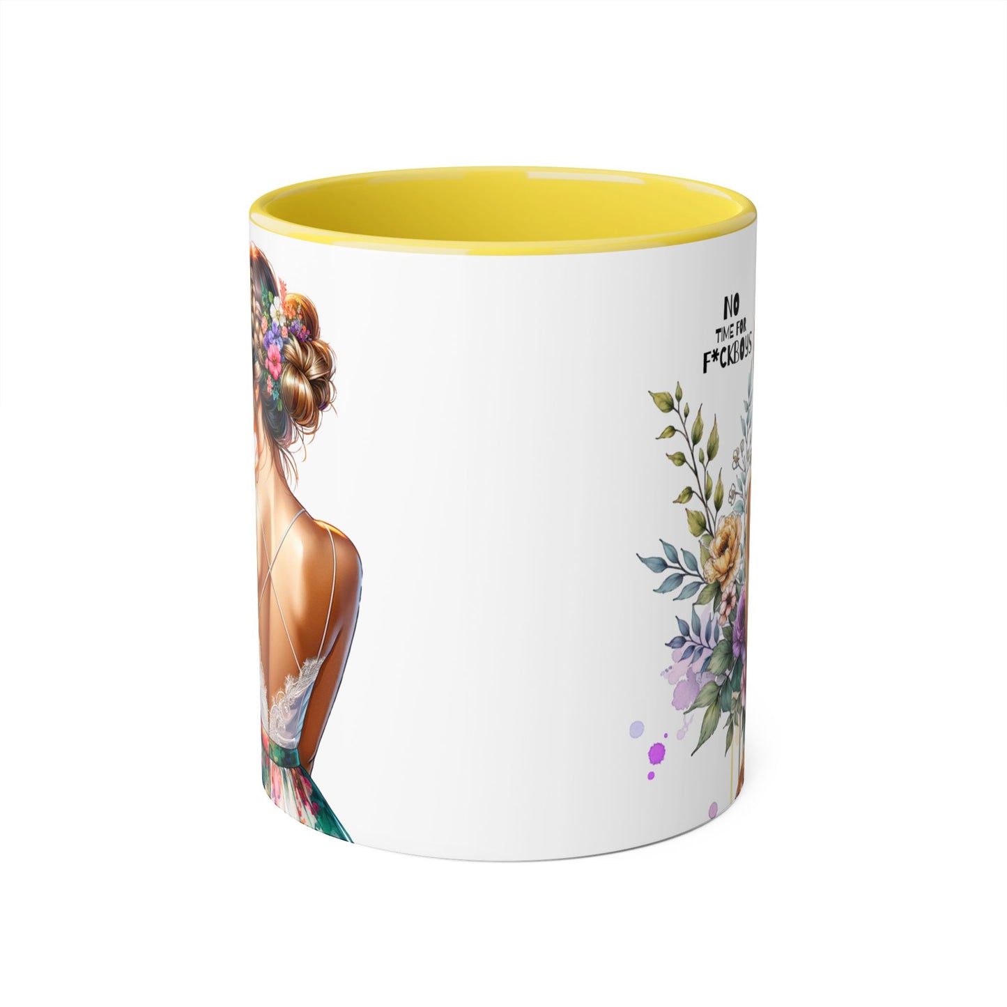 Funny Accent Mug - No Time For F*boys 11oz