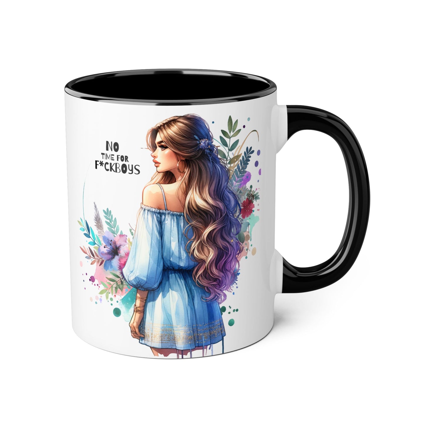 Funny Accent Mug - No Time For F*boys 11oz