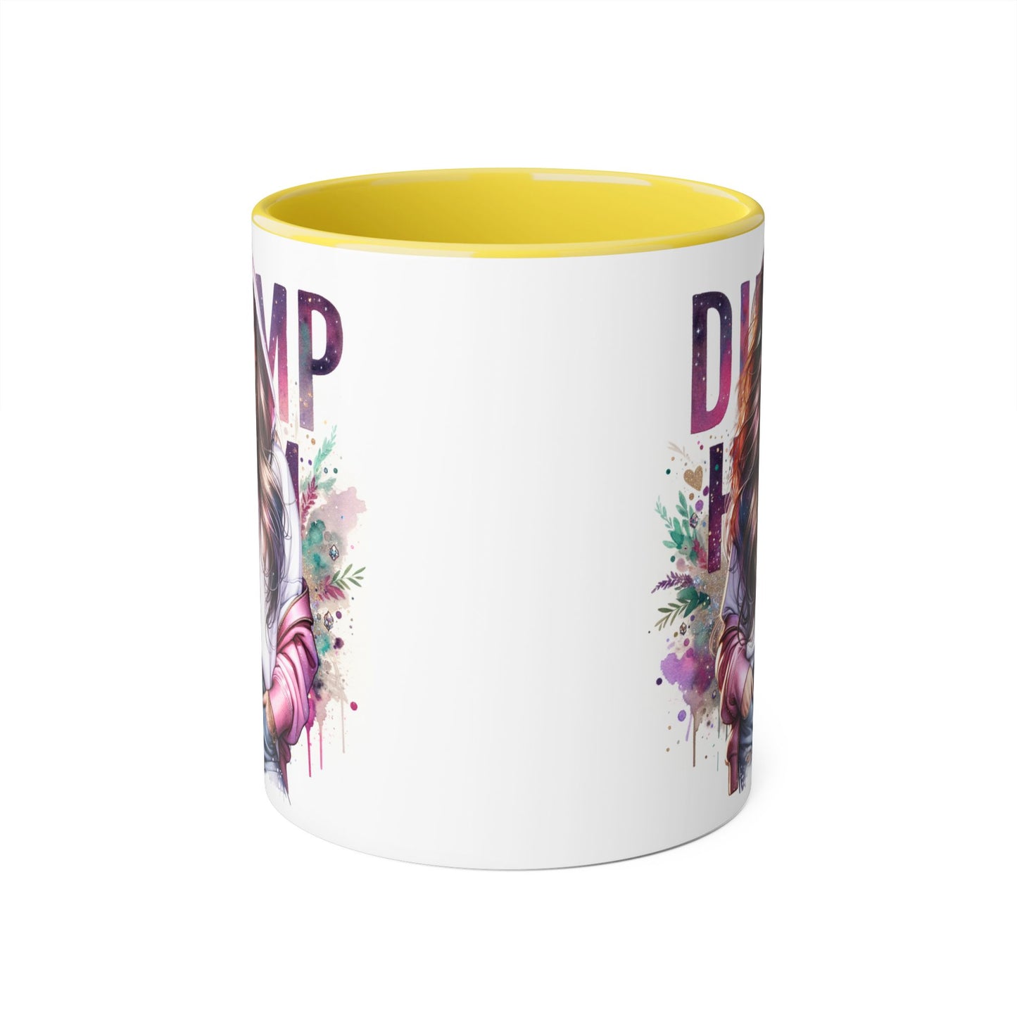 Colorful Dump Hair Mug | Trendy Coffee Cup, Unique Gift for Her, Inspirational Art, Fun Drinkware, Coffee Lovers