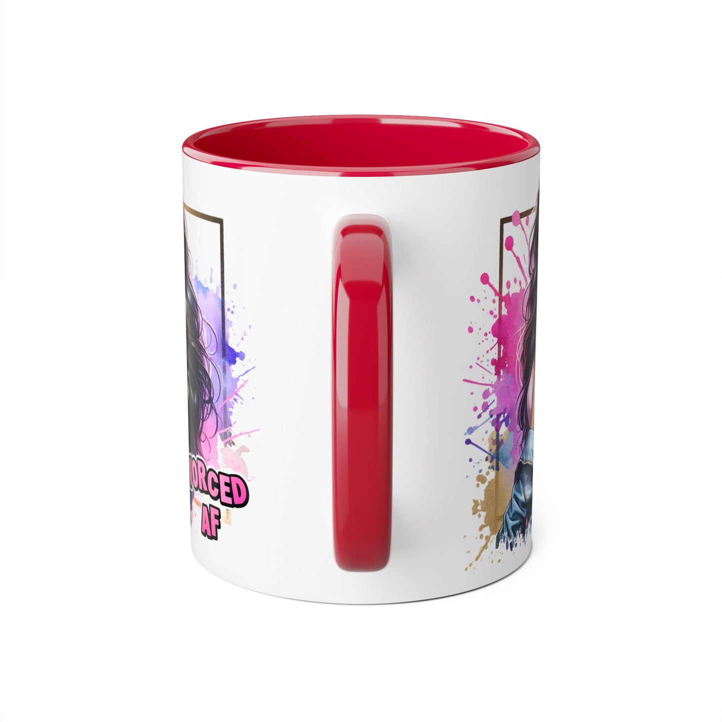 Mug - Divorced AF 11oz Accent Mug