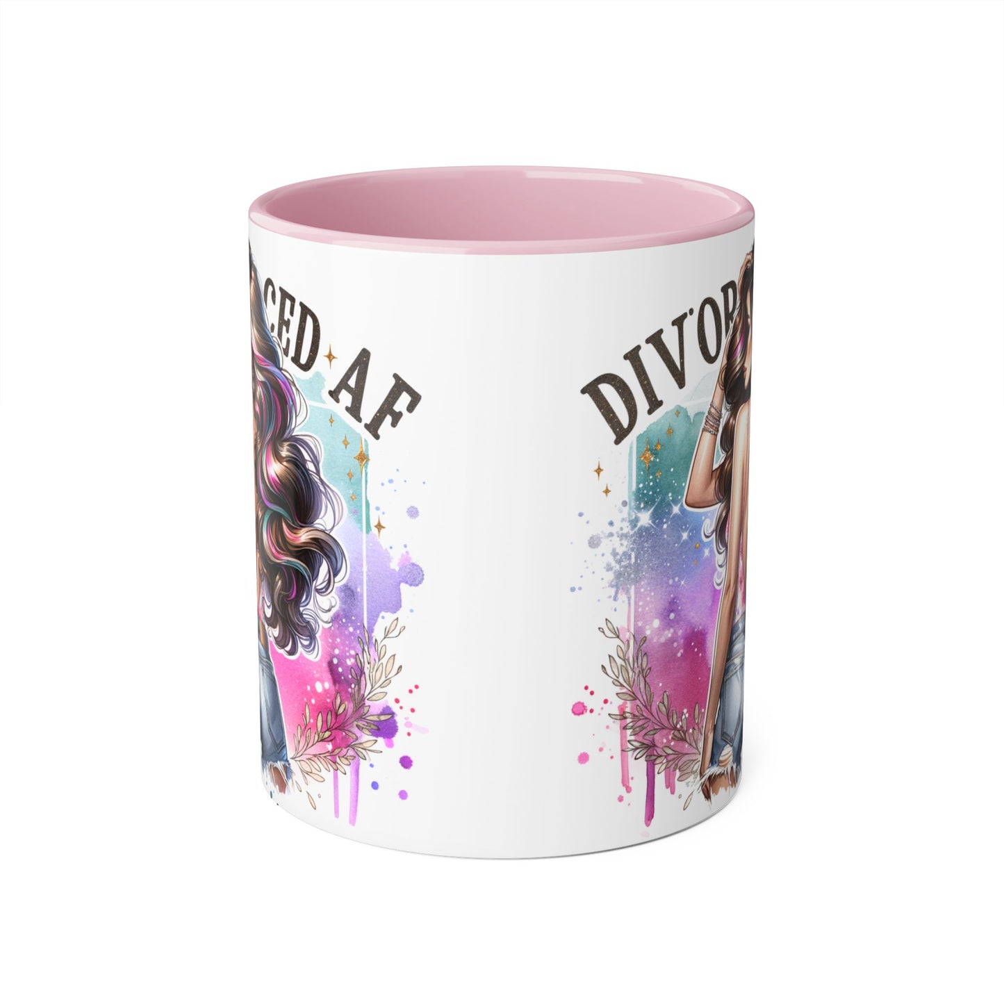 Mug - Divorced AF 11oz Accent Mug