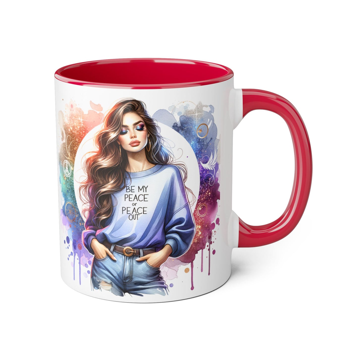 Accent Mug - Be My Peace or Peace Out 11oz