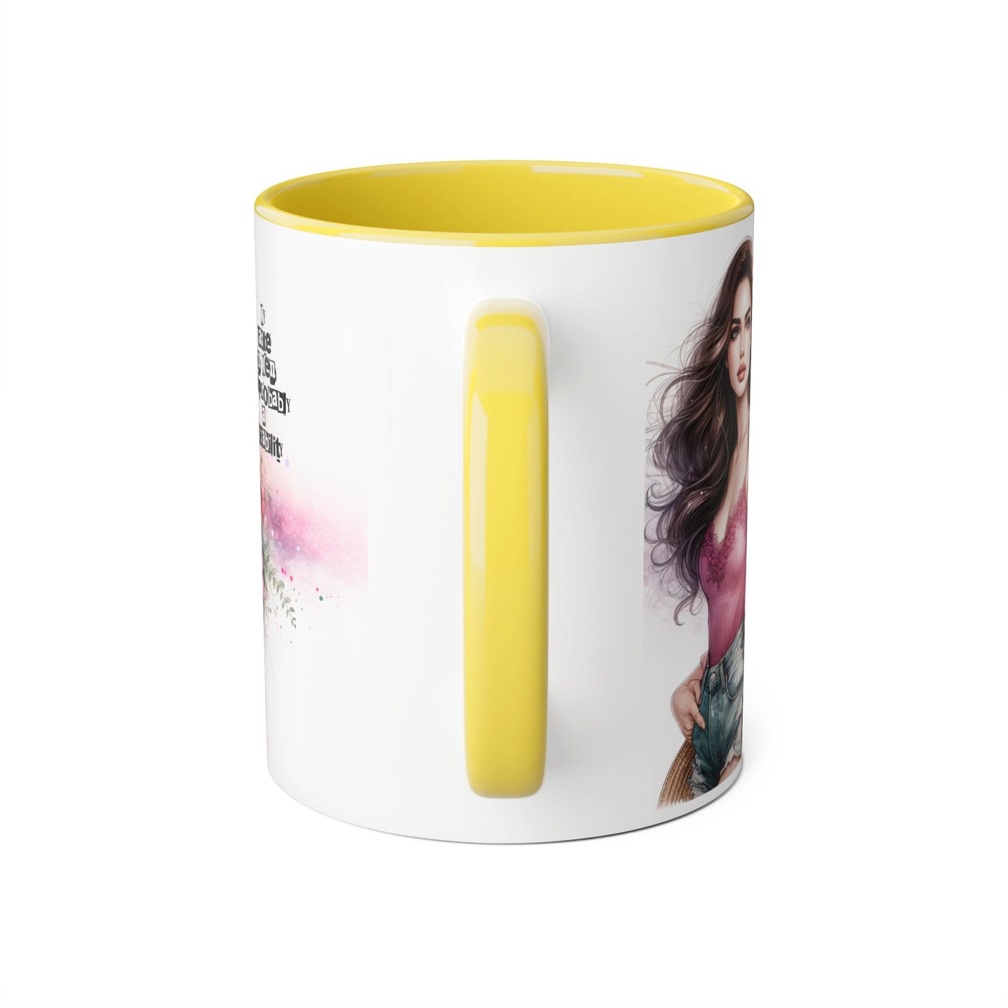 Funny Accent Mug - My Taste in Men is Probably a Disability Humor 11oz Cup