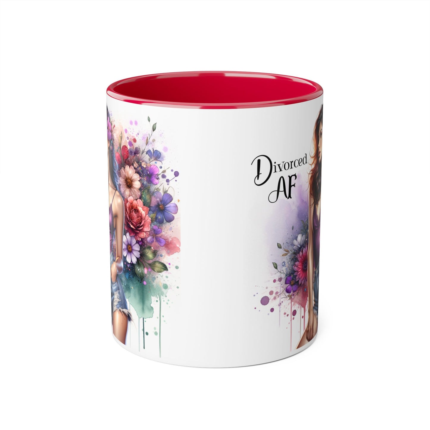 Mug - Divorced AF 11oz Accent Mug