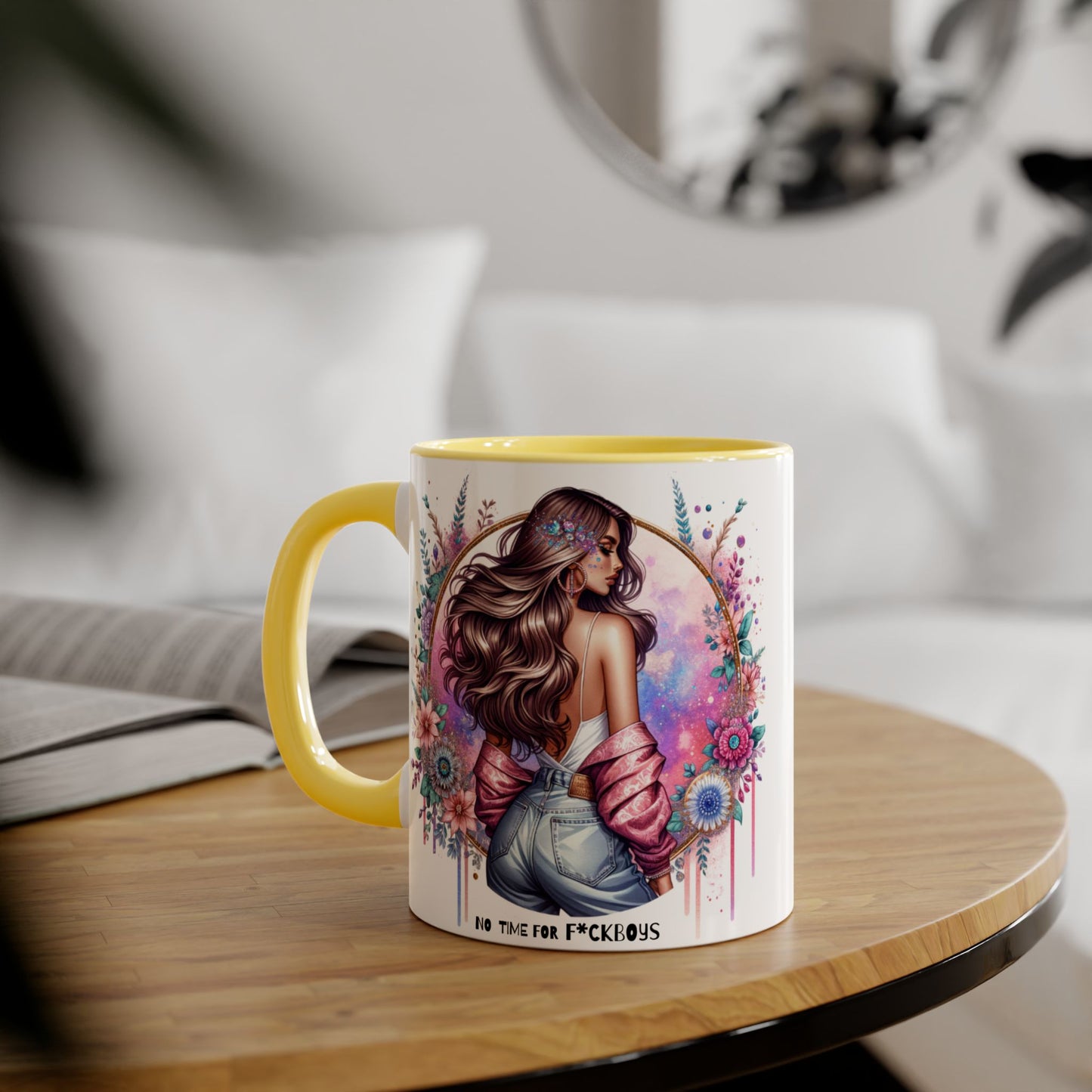 Funny Accent Mug - No Time For F*boys 11oz