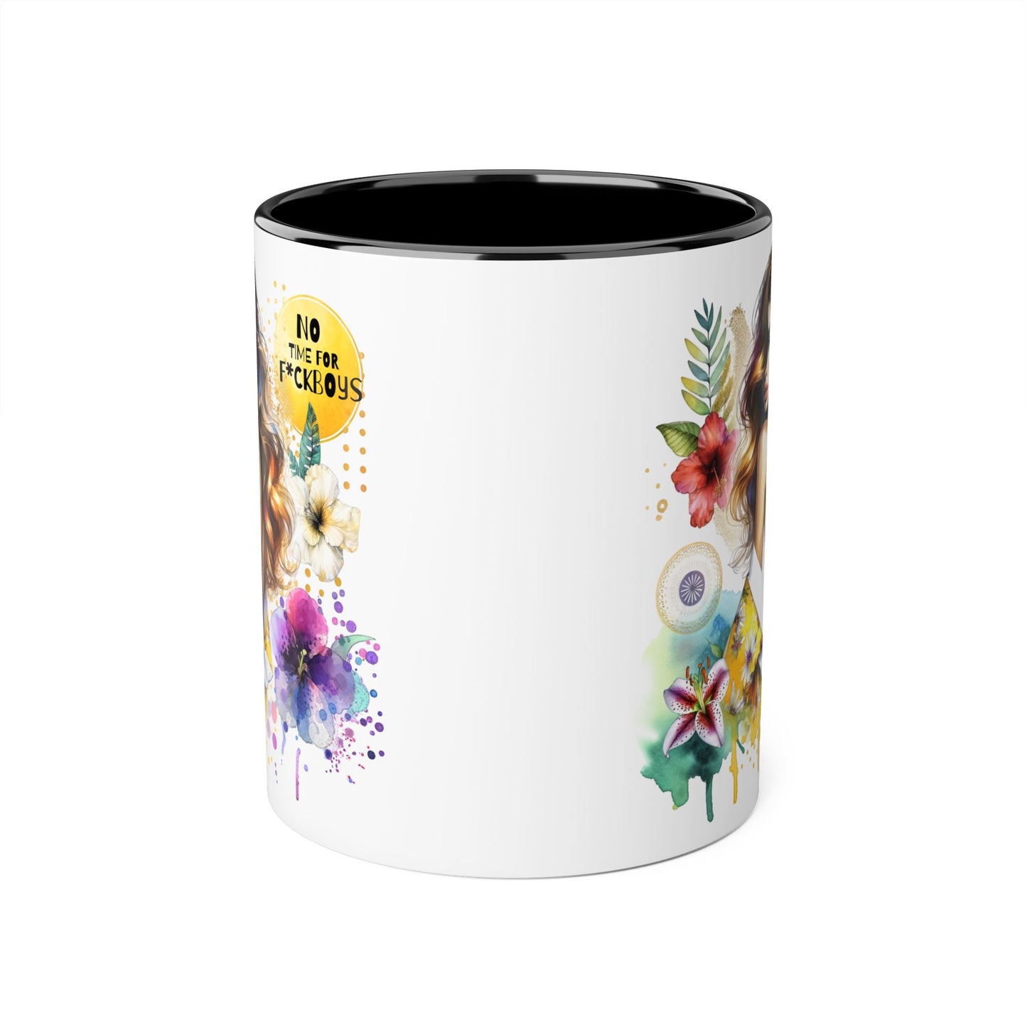 Funny Accent Mug - No Time For F*boys 11oz