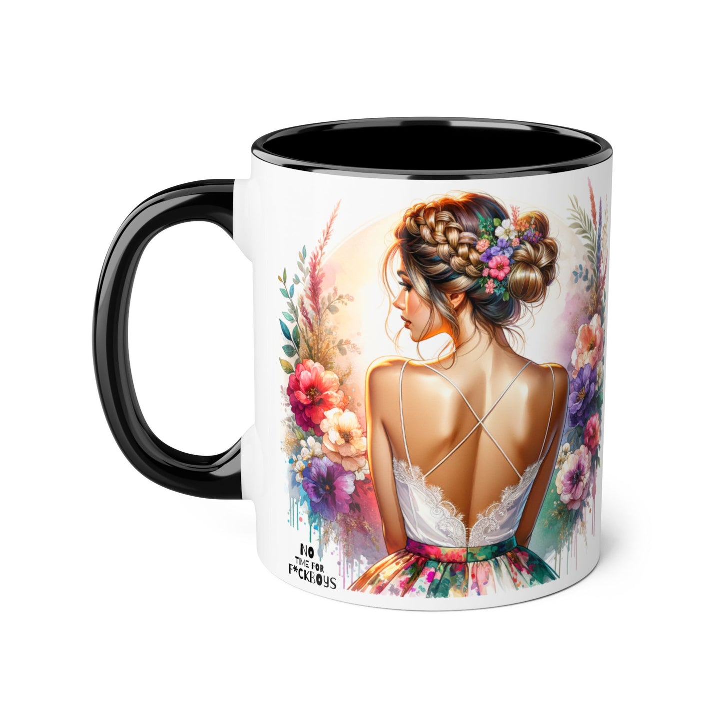 Funny Accent Mug - No Time For F*boys 11oz