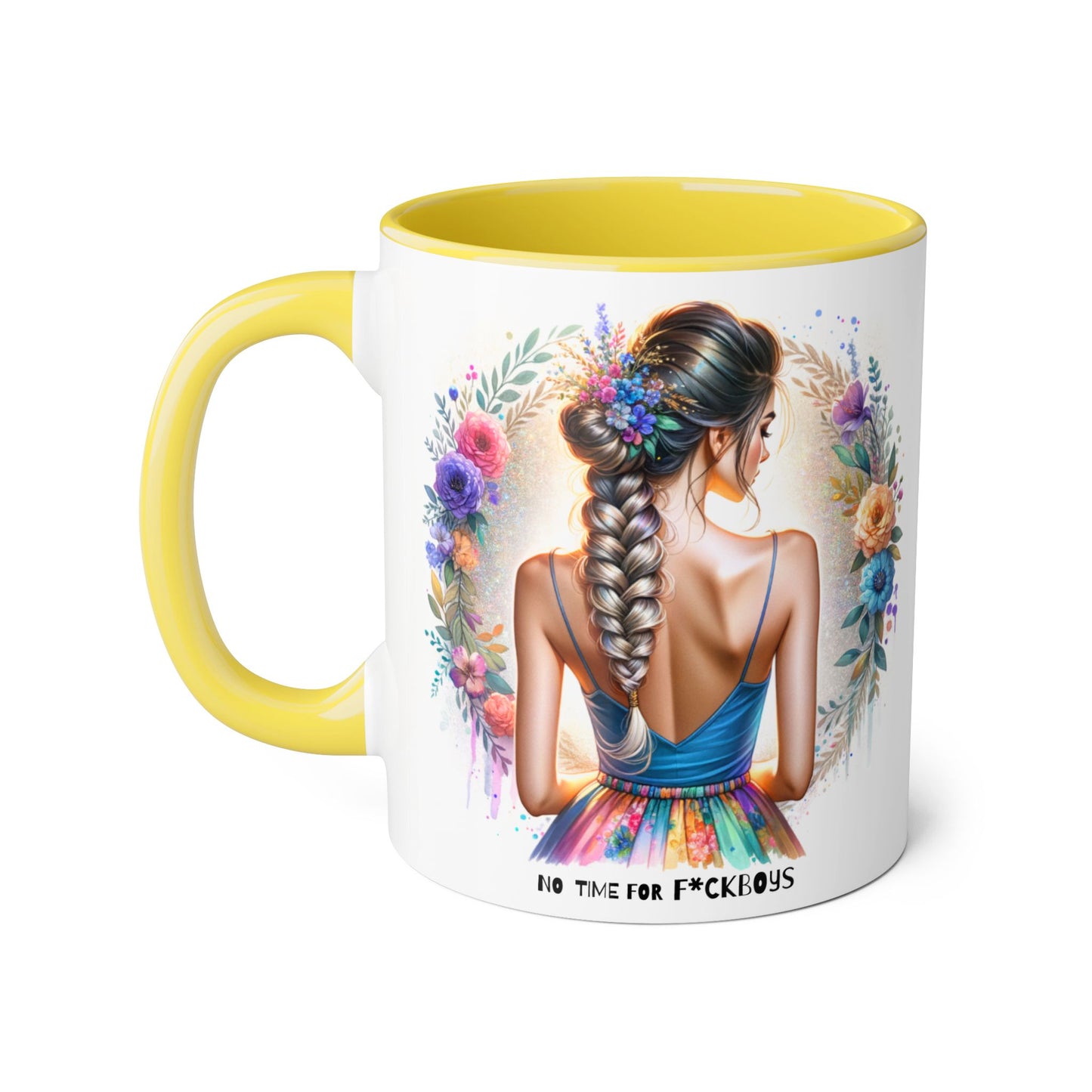 Funny Accent Mug - No Time For F*boys 11oz