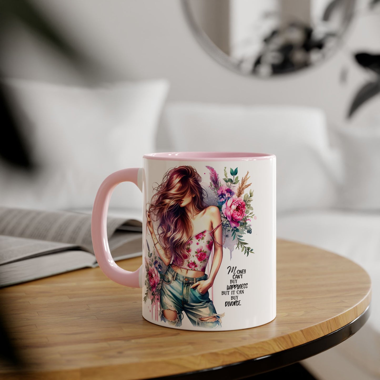 Mug - Money Can't Buy Happiness But It Can Buy Divorce Humoristic