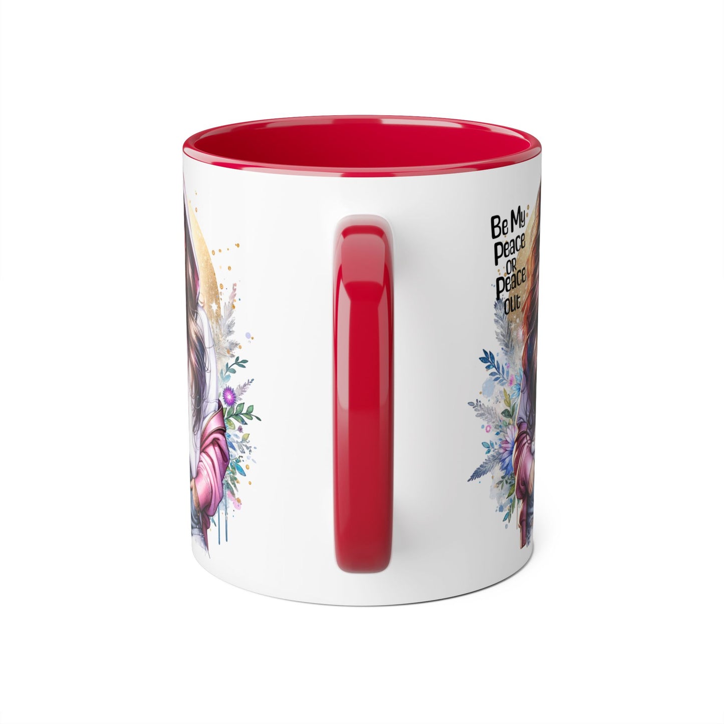 Mug - Be My Peace or Peace Out Accent Mug