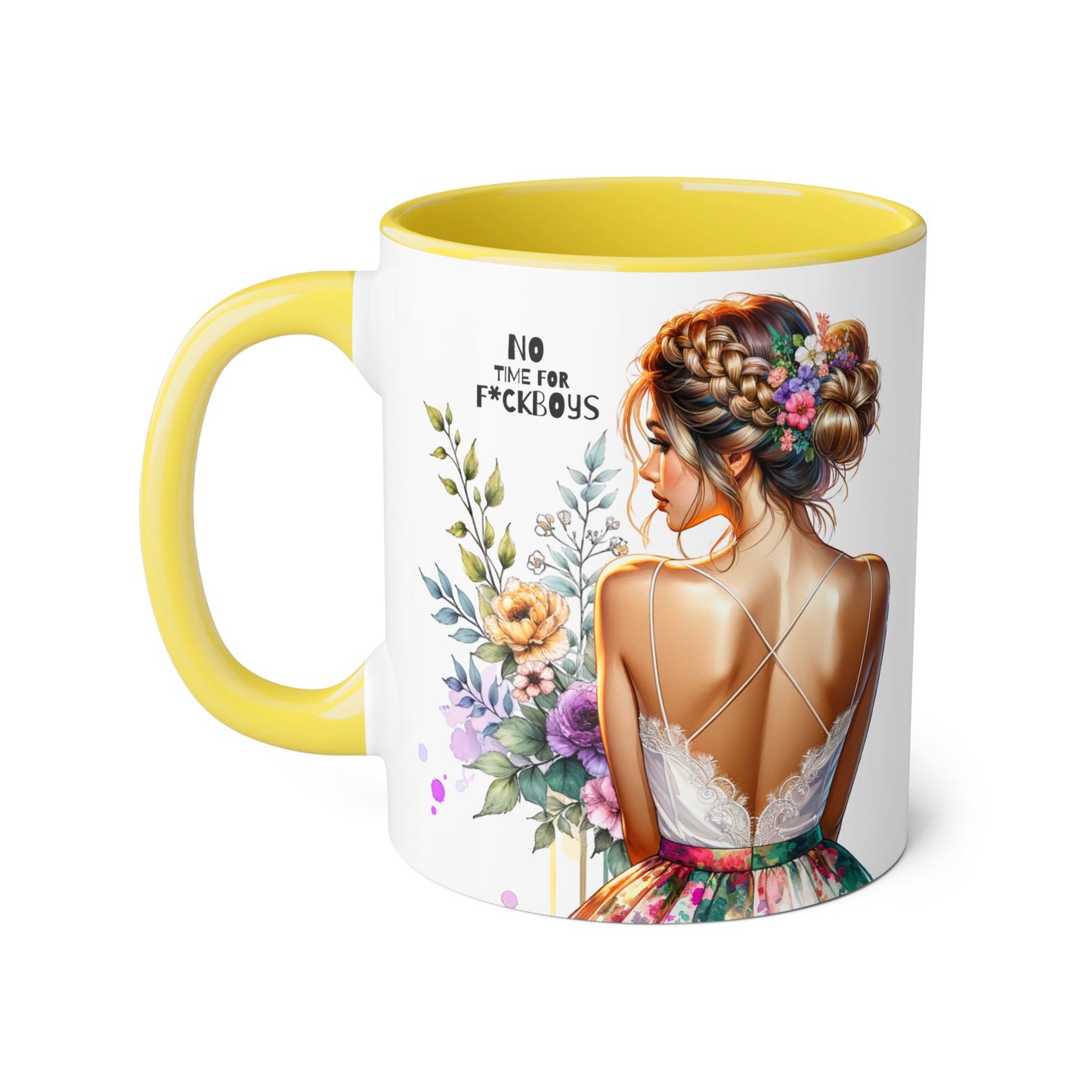 Funny Accent Mug - No Time For F*boys 11oz