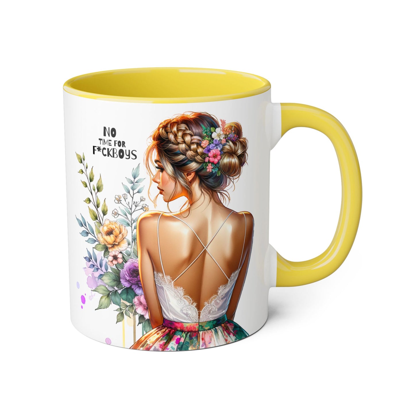 Funny Accent Mug - No Time For F*boys 11oz
