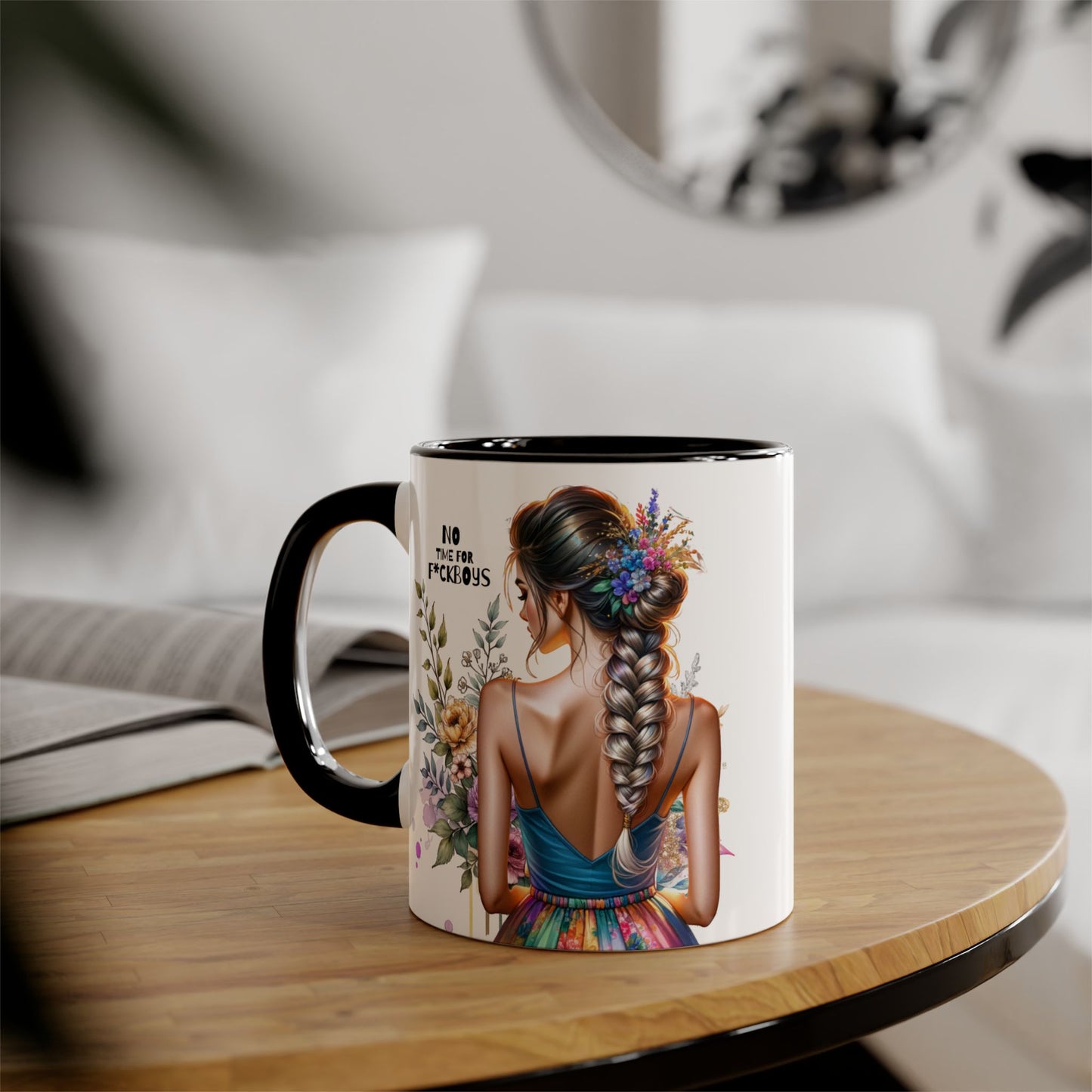 Funny Accent Mug - No Time For F*boys 11oz