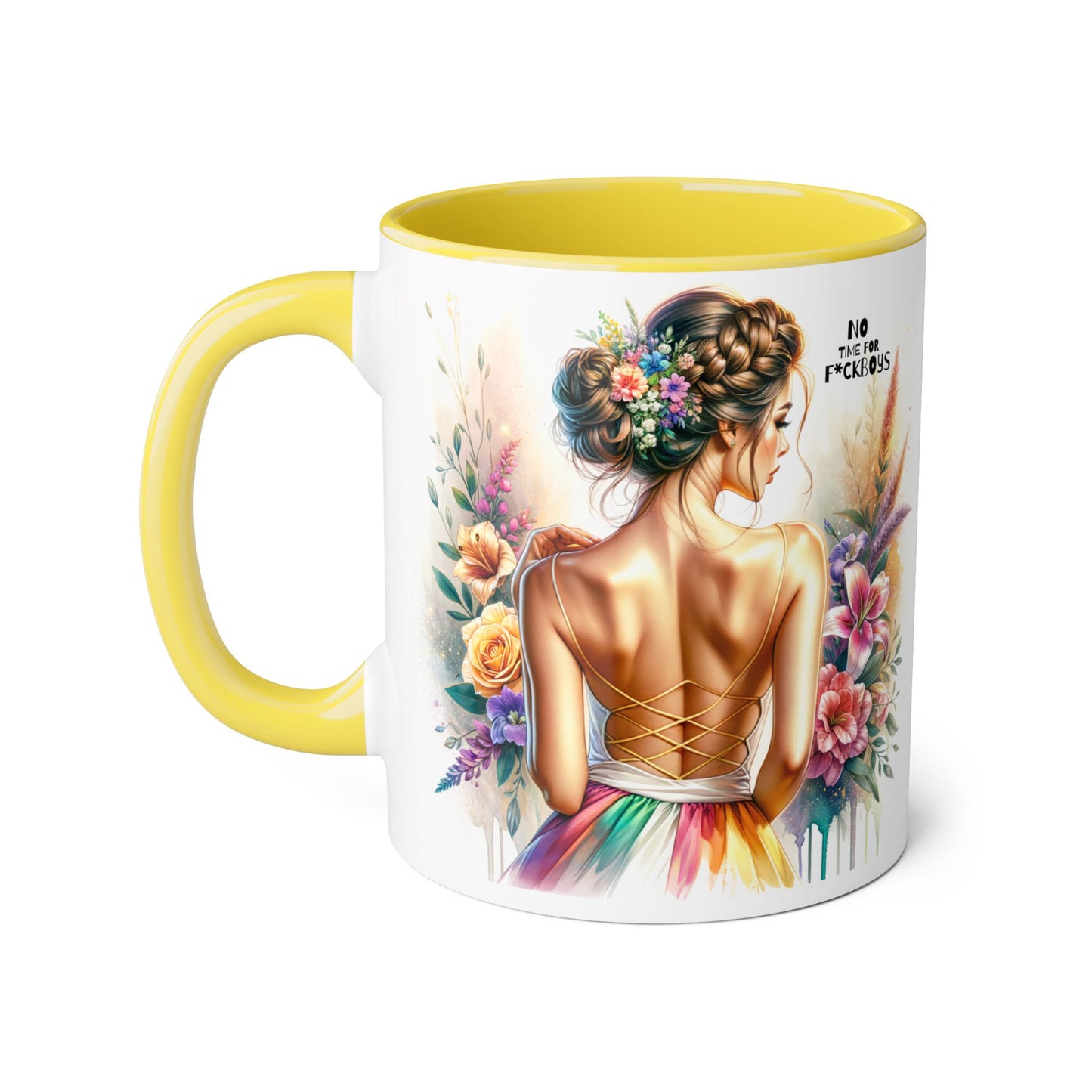 Funny Accent Mug - No Time For F*boys 11oz