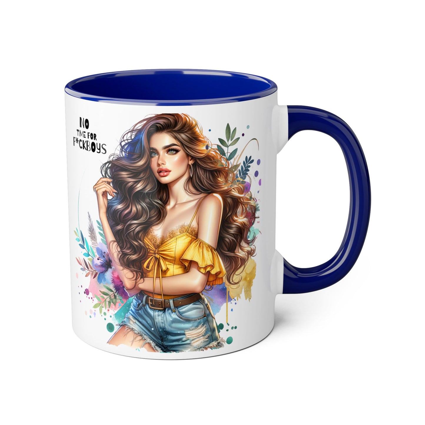 Funny Accent Mug - No Time For F*boys 11oz