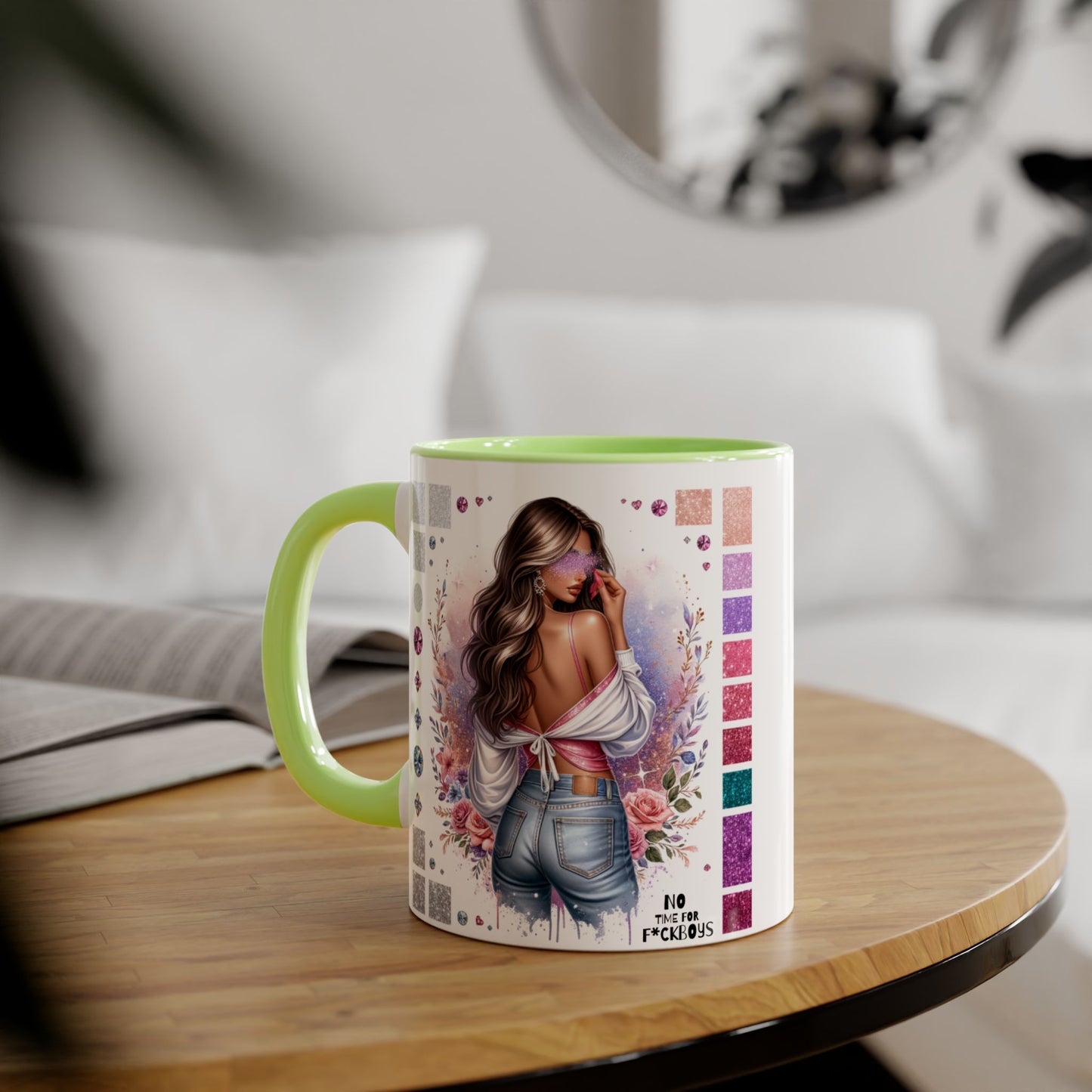 Funny Accent Mug - No Time For F*boys 11oz