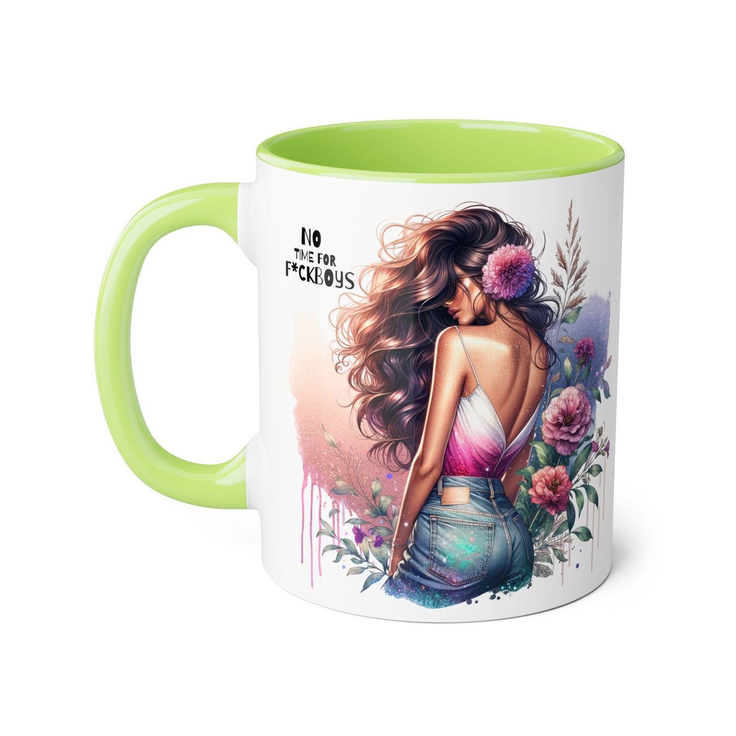 Funny Accent Mug - No Time For F*boys 11oz