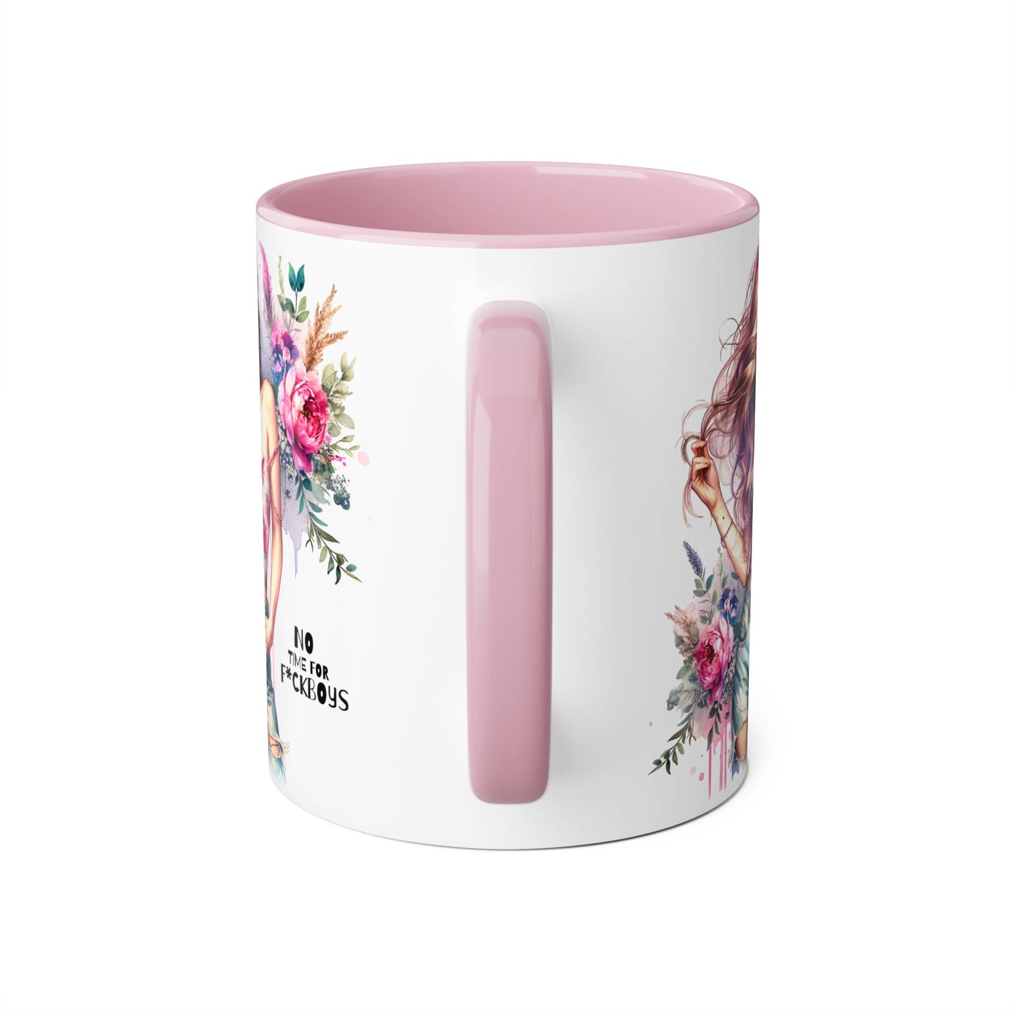 Funny Accent Mug - No Time For F*boys 11oz