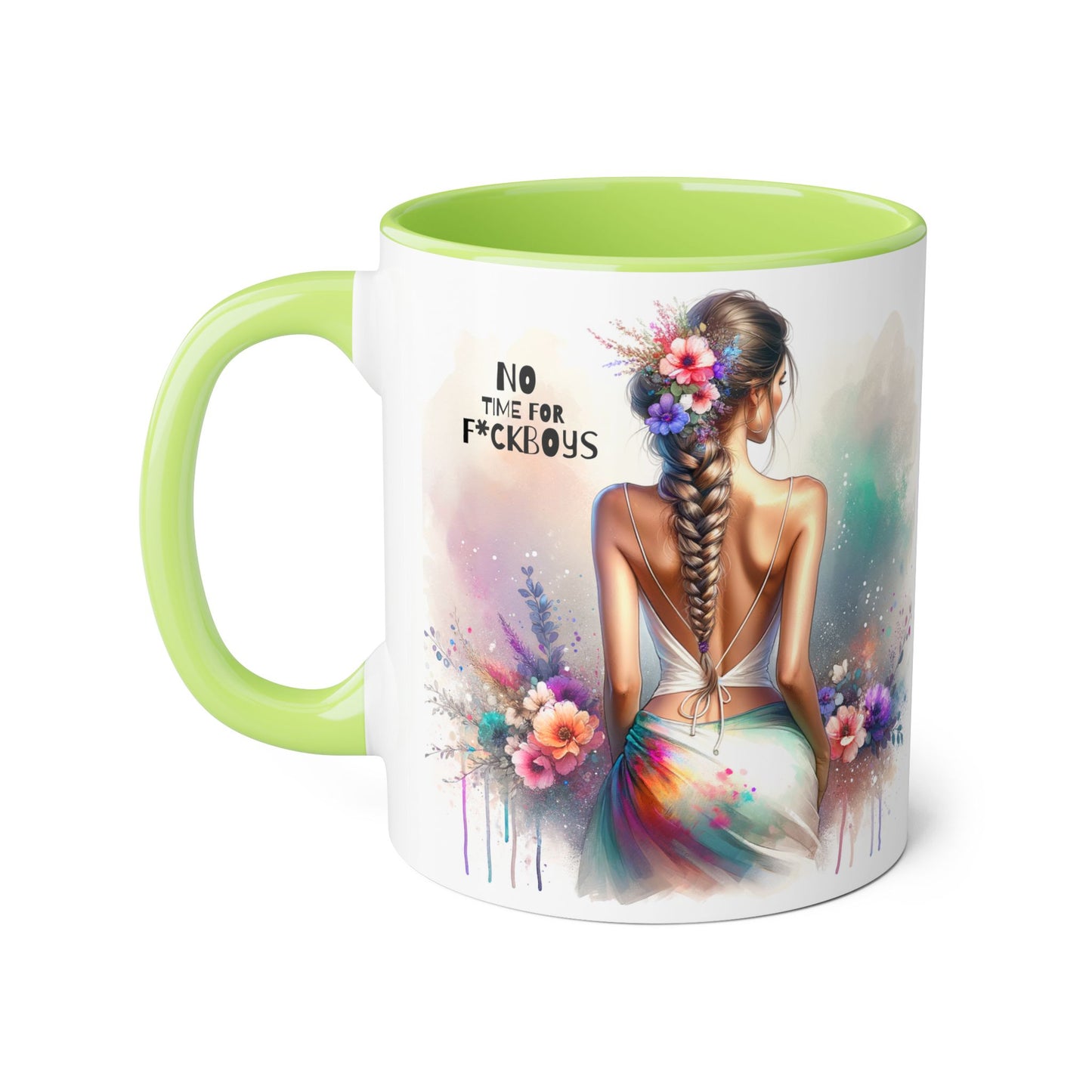 Funny Accent Mug - No Time For F*boys 11oz