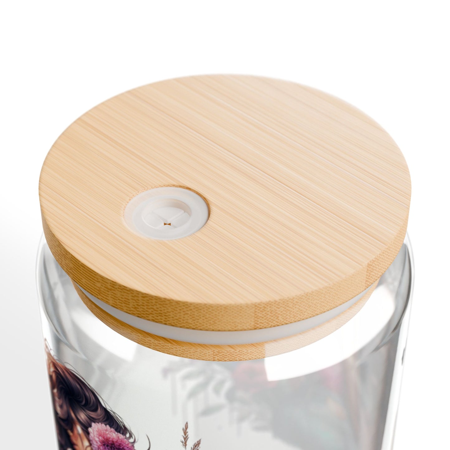 Thank U, Next Bohemian Sipper Glass, Floral Drinkware, 16oz Fashion Mug, Gift for Her, Reusable Straw Cup, Summer Vibes, Eco-Friendly Beverage Container