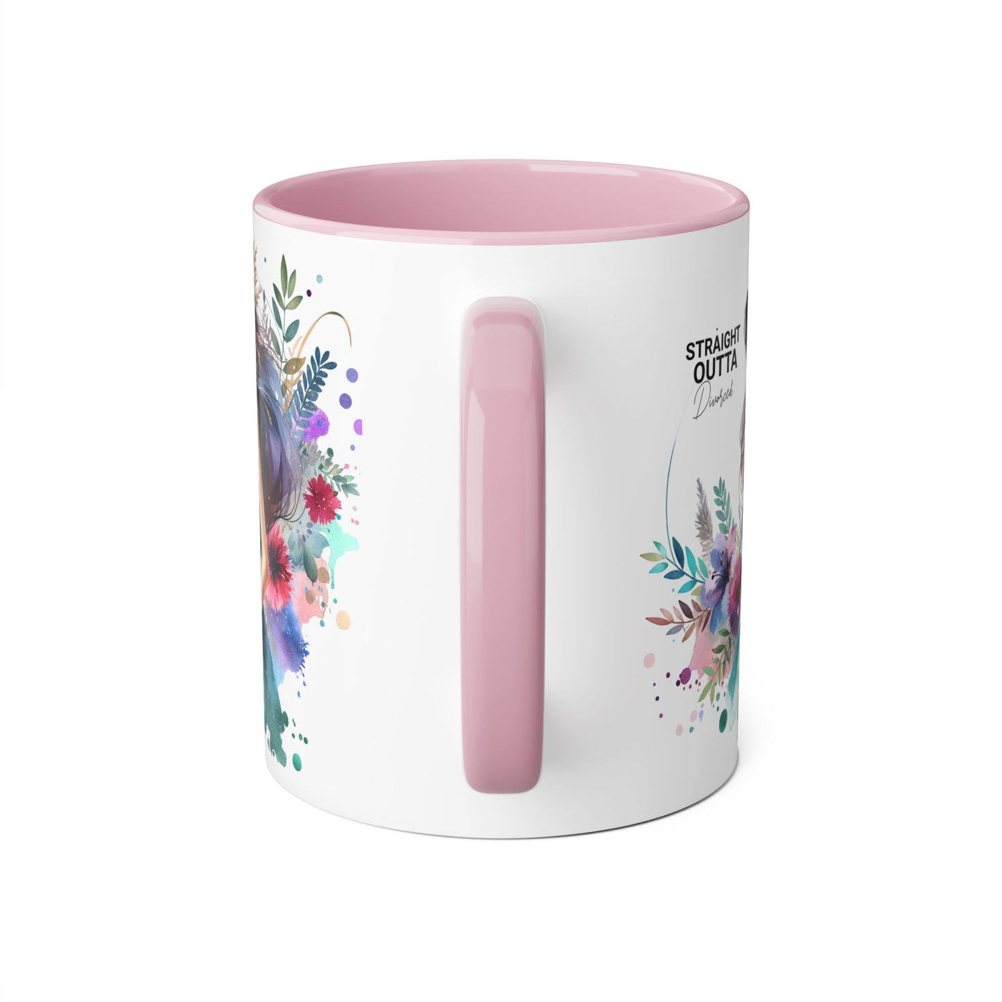 Artistic Accent Mug | Straight Outta Wonderland Coffee Cup for Dreamers | Unique Gift for Birthdays, Holidays, Fairytale Lovers