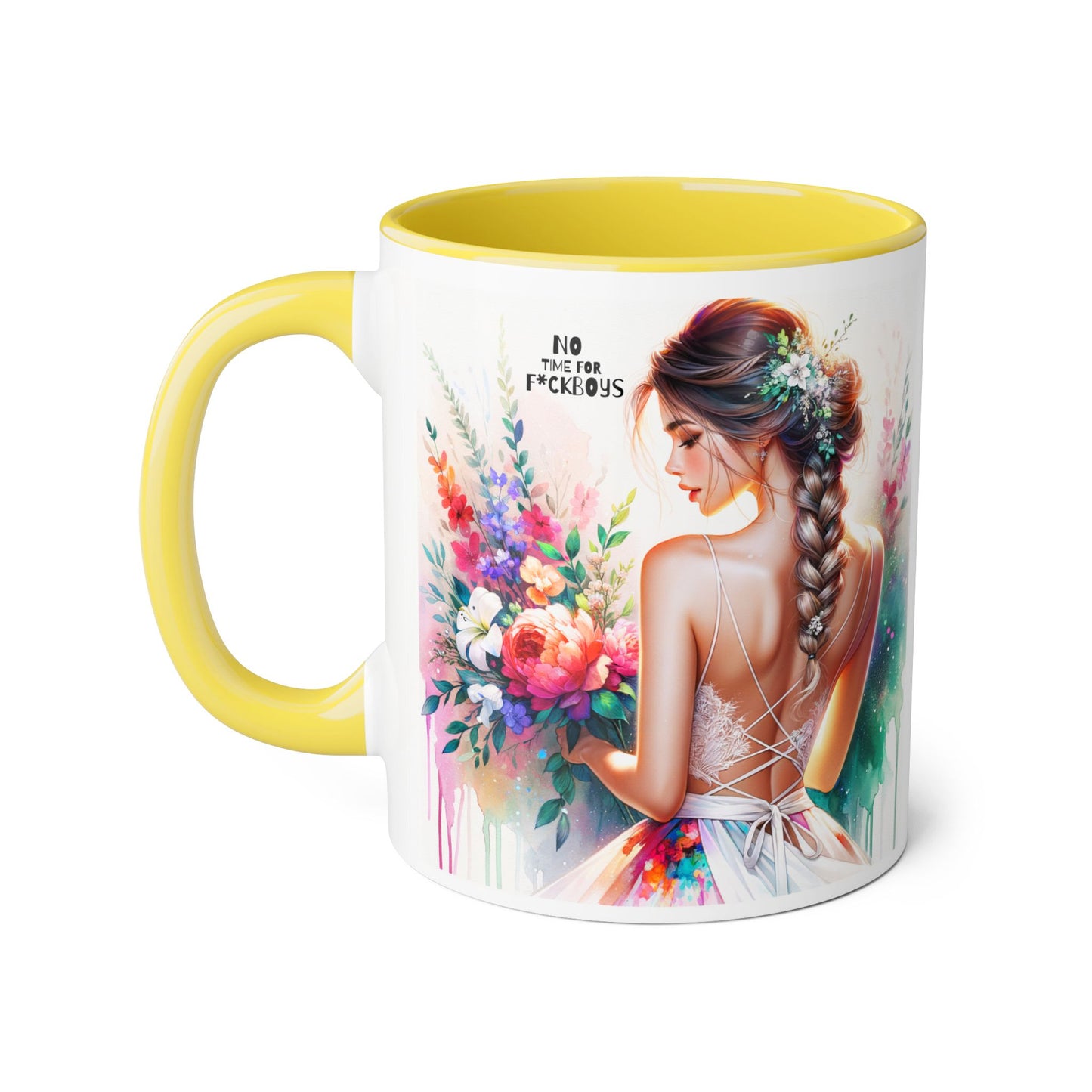 Funny Accent Mug - No Time For F*boys 11oz