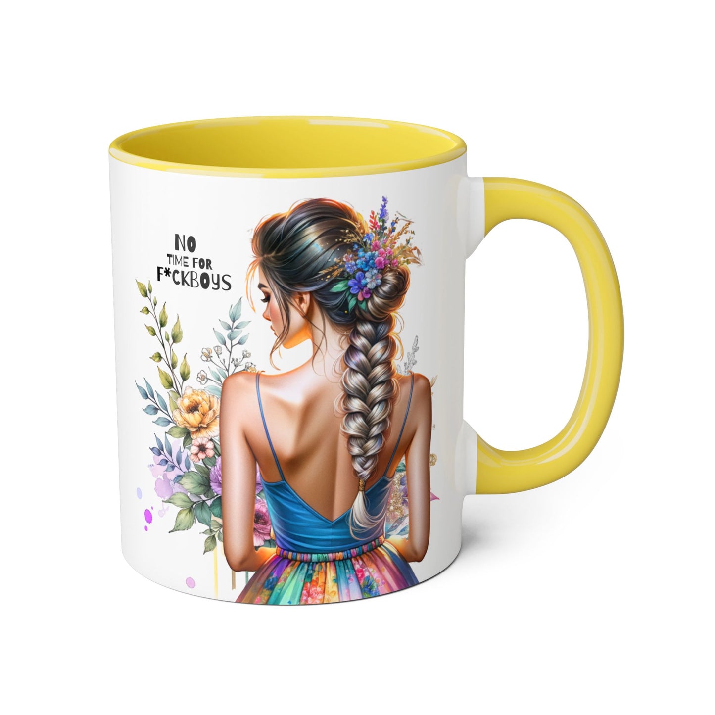Funny Accent Mug - No Time For F*boys 11oz