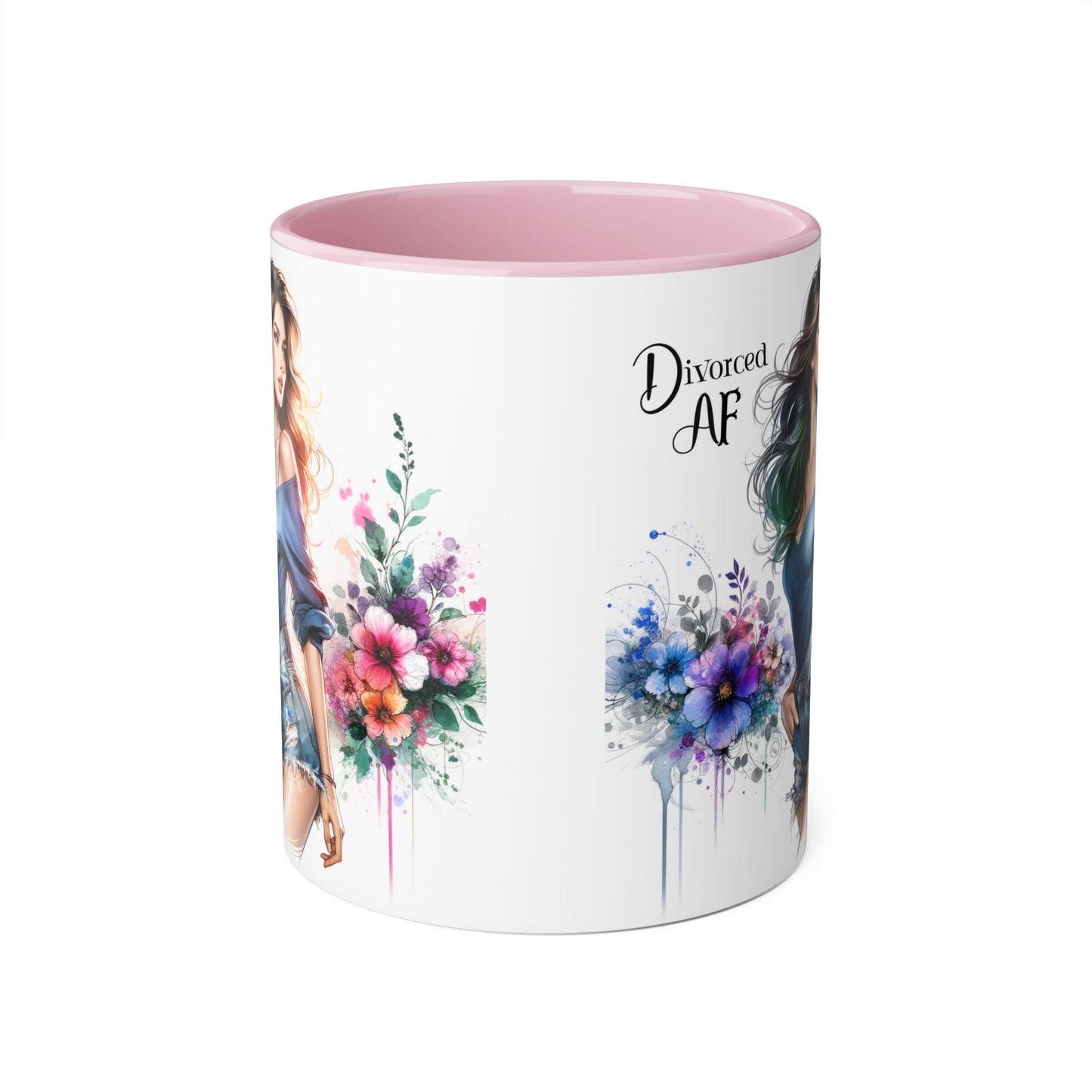 Divorced AF Mug, Stylish Coffee Cup for Newly Single, Empowerment Gift for Her, Celebration of Freedom, Unique Present for Divorcee