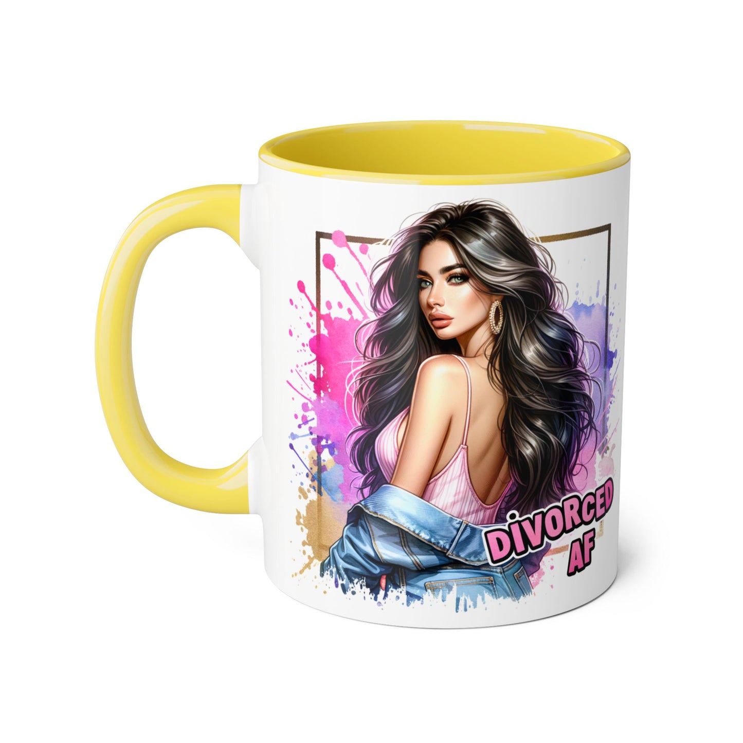 Mug - Divorced AF 11oz Accent Mug