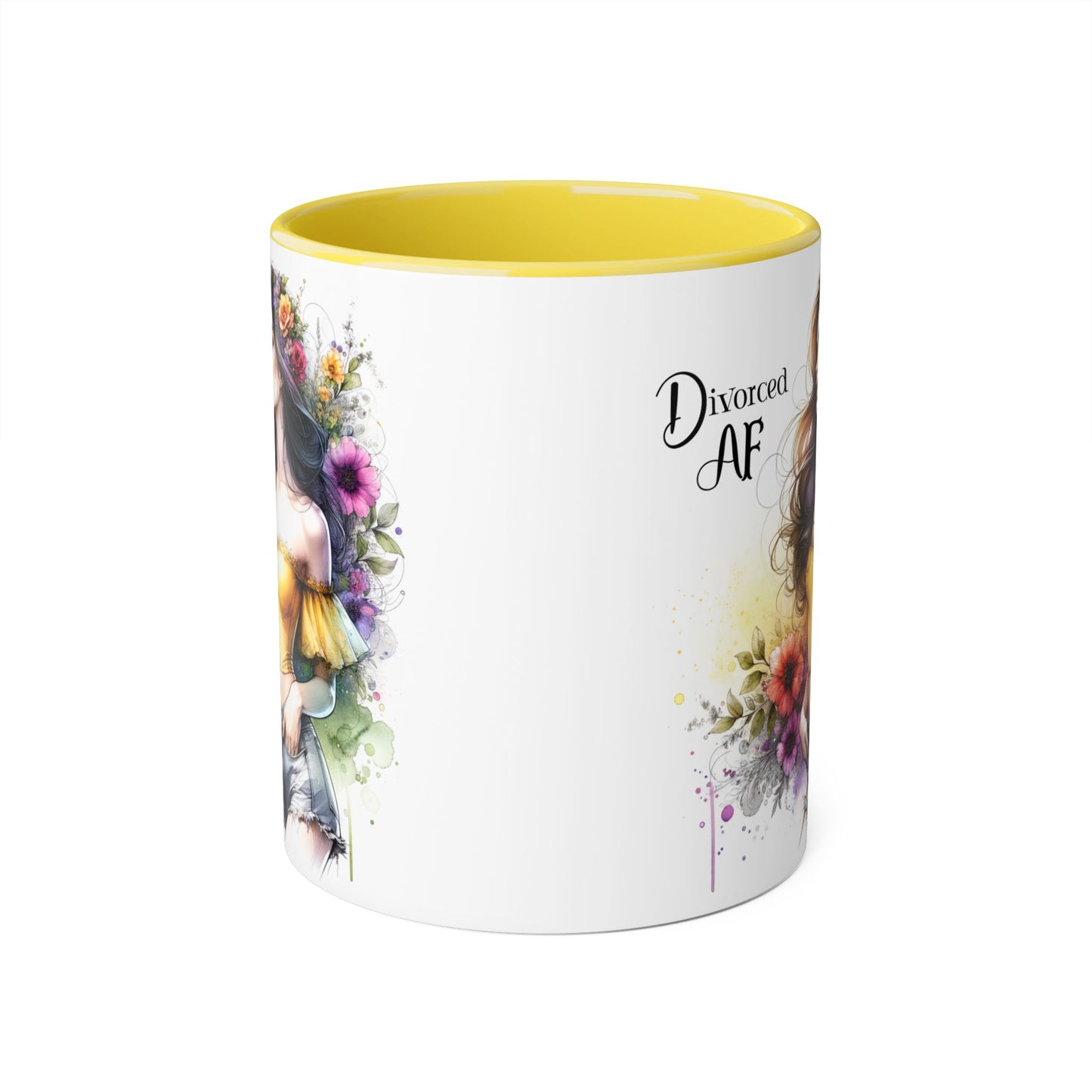 Mug - Divorced AF 11oz Accent Mug