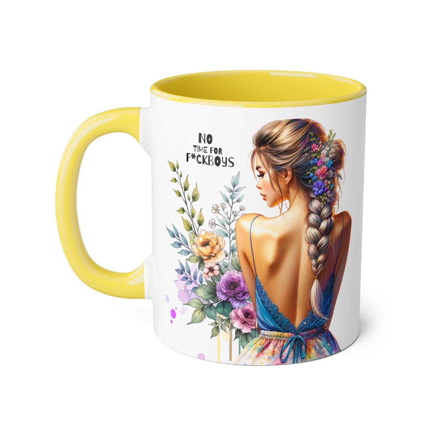 Funny Accent Mug - No Time For F*boys 11oz