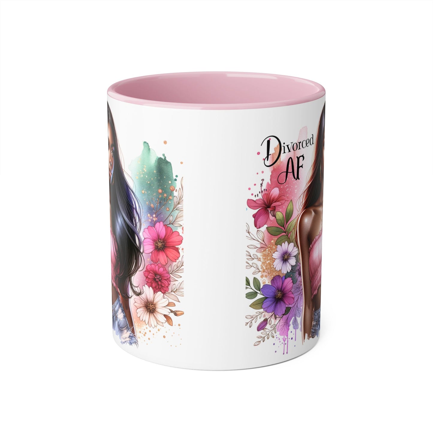 Divorced AF Accent Mug