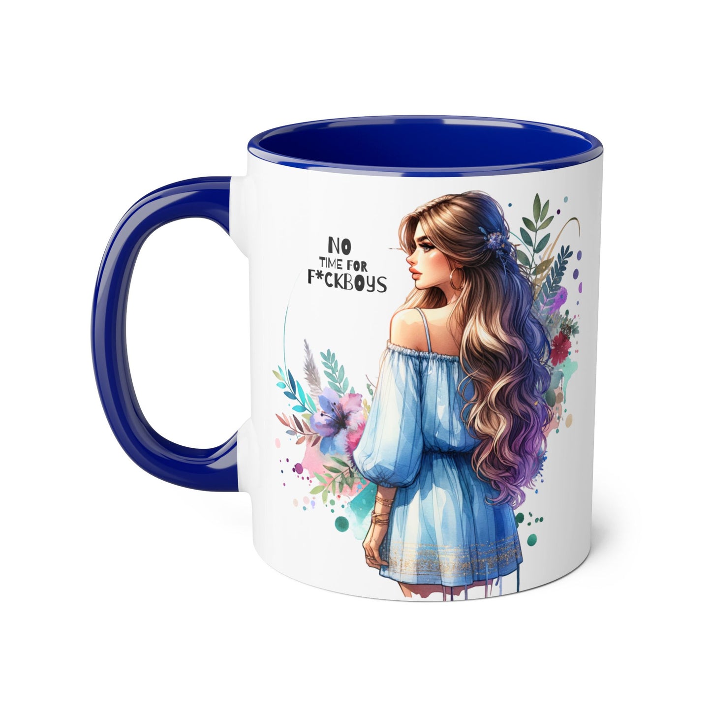 Funny Accent Mug - No Time For F*boys 11oz