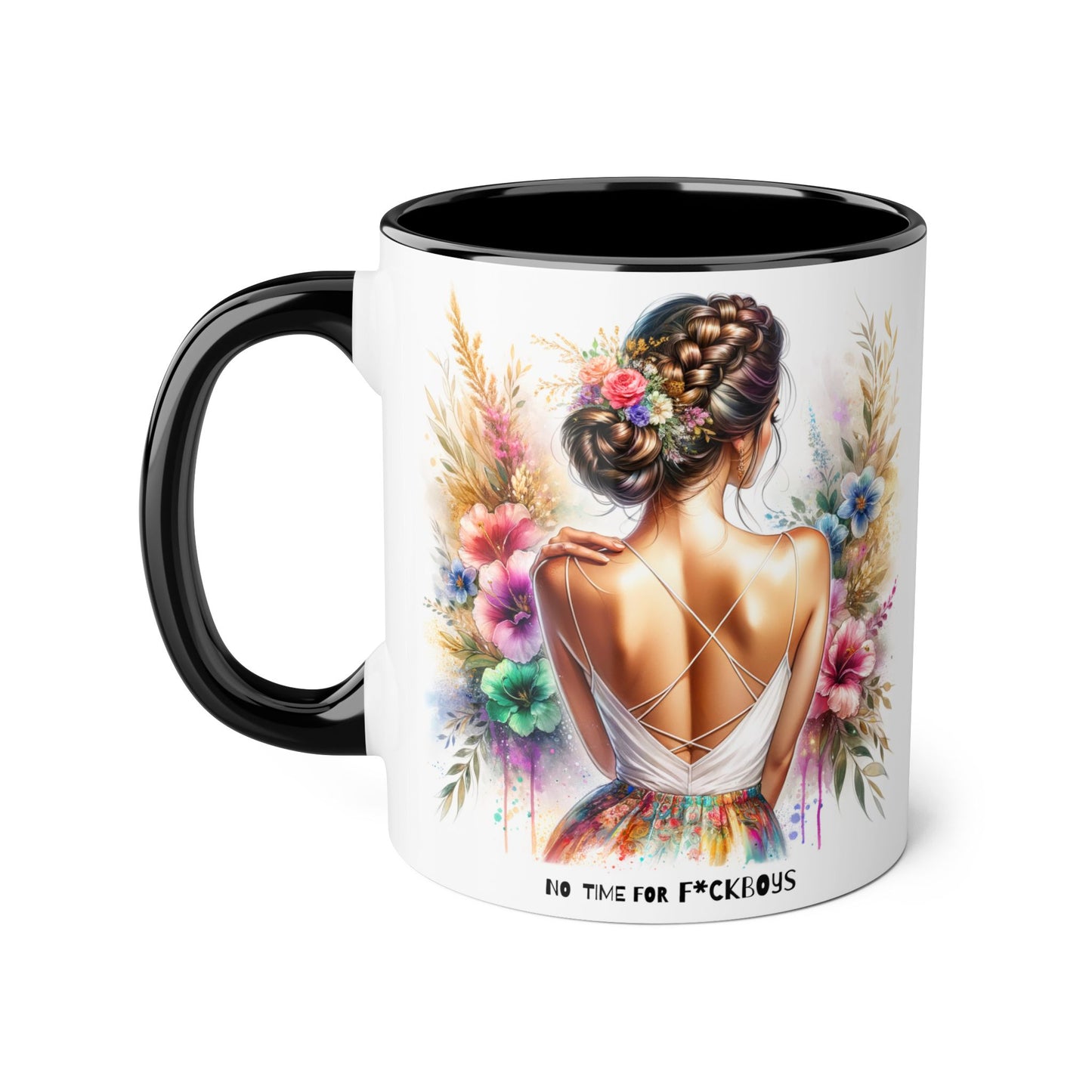 Funny Accent Mug - No Time For F*boys 11oz