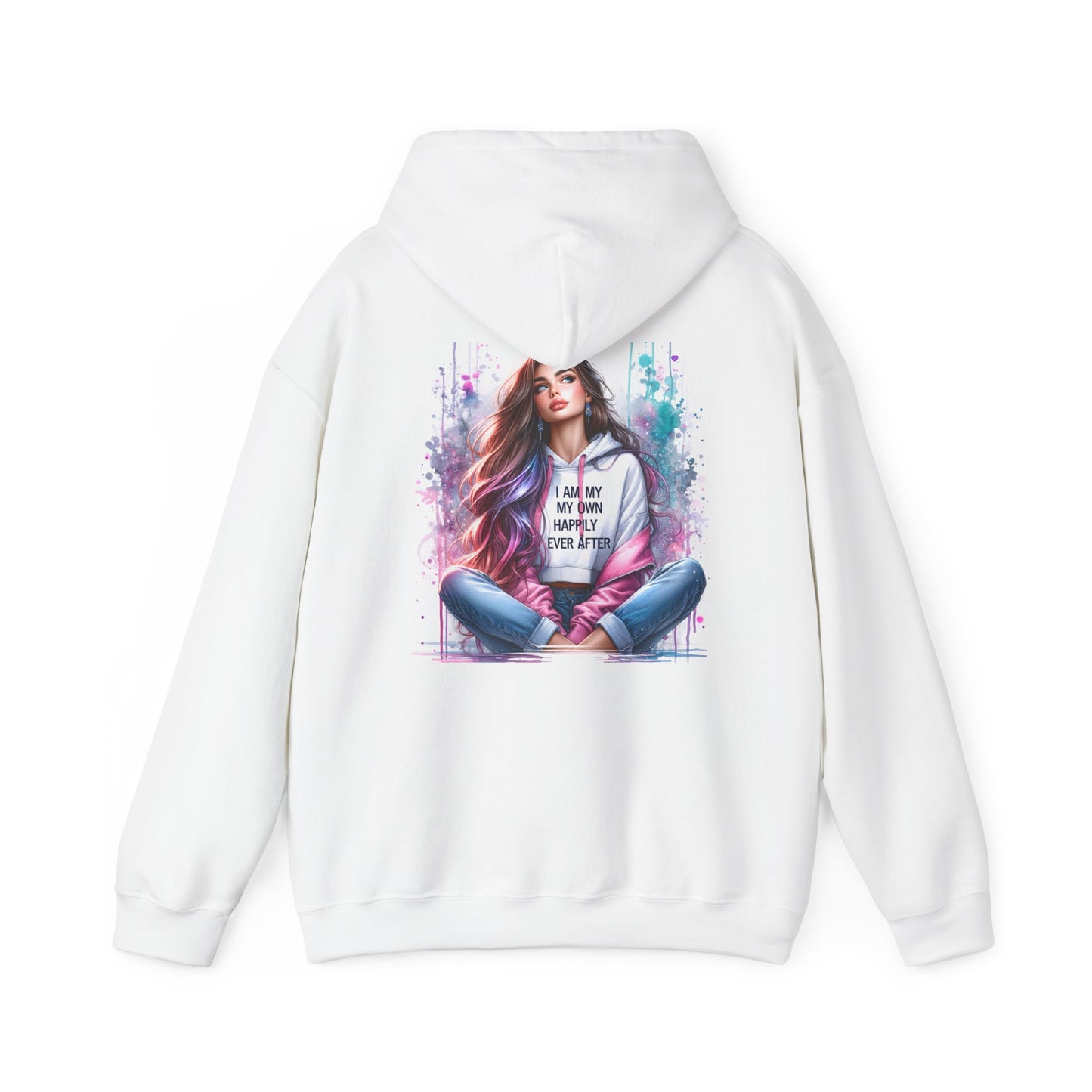 I Am My Own Happily Ever After Colorful Inspirational Hoodie - Unisex Heavy Blend™ Sweatshirt