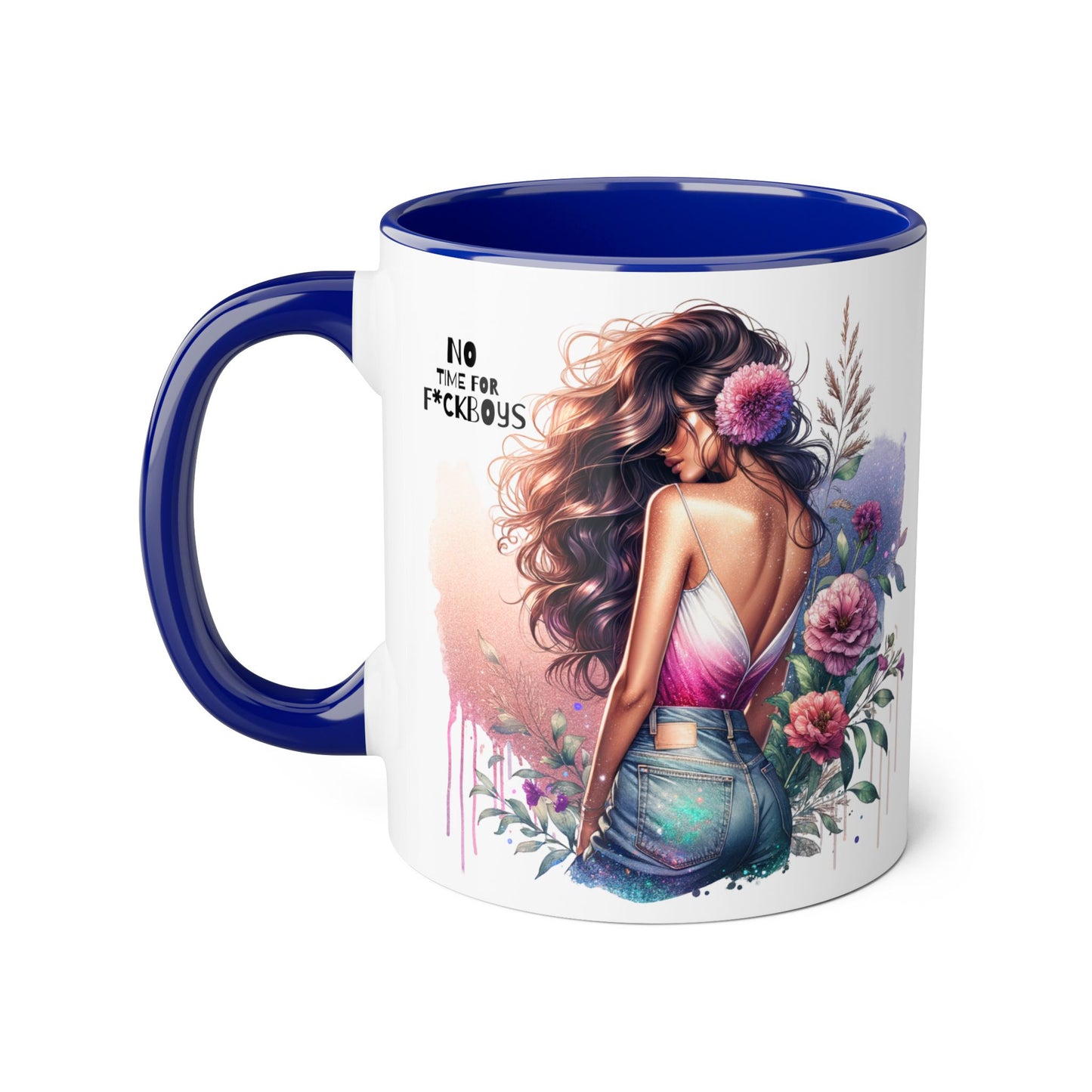 Funny Accent Mug - No Time For F*boys 11oz