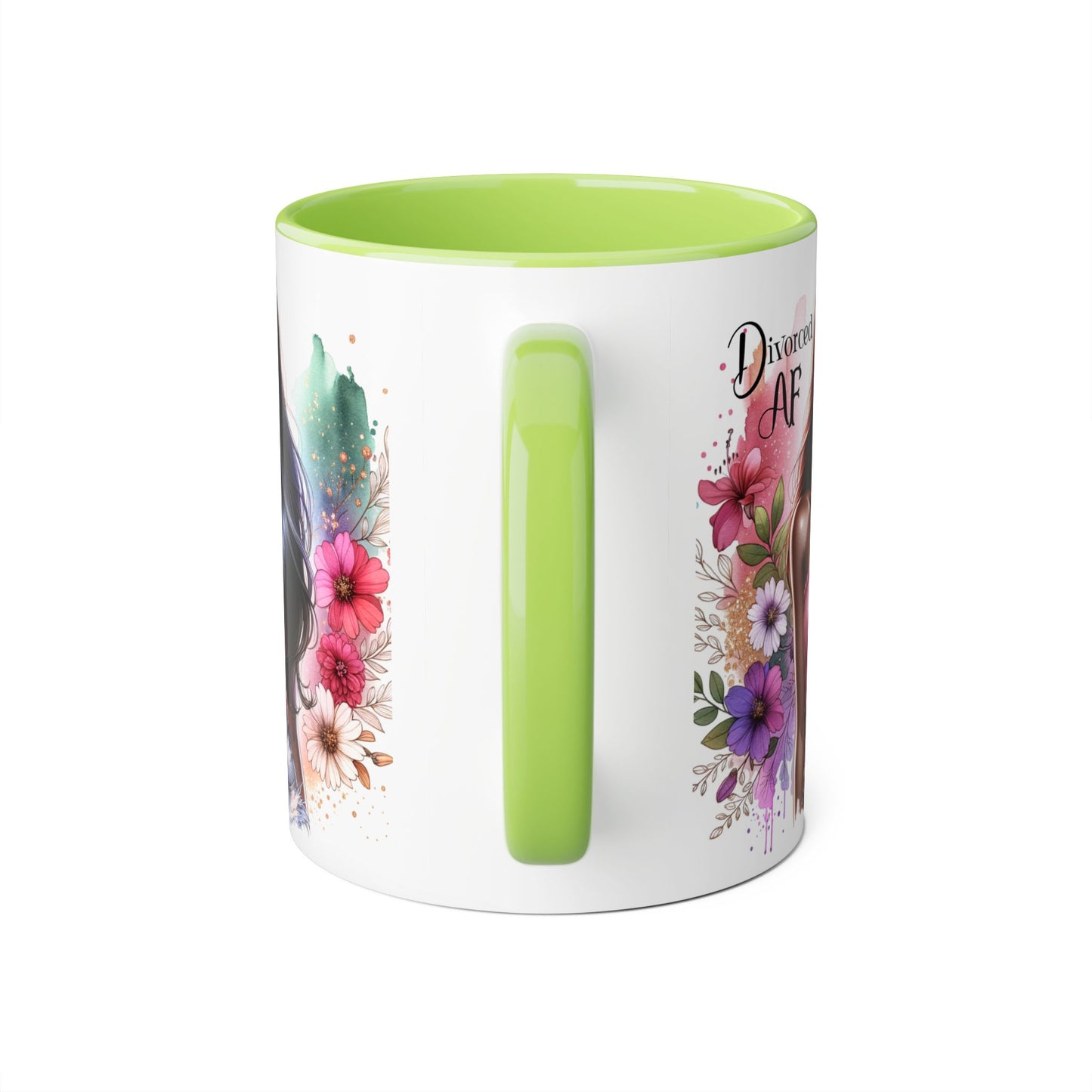 Divorced AF Accent Mug