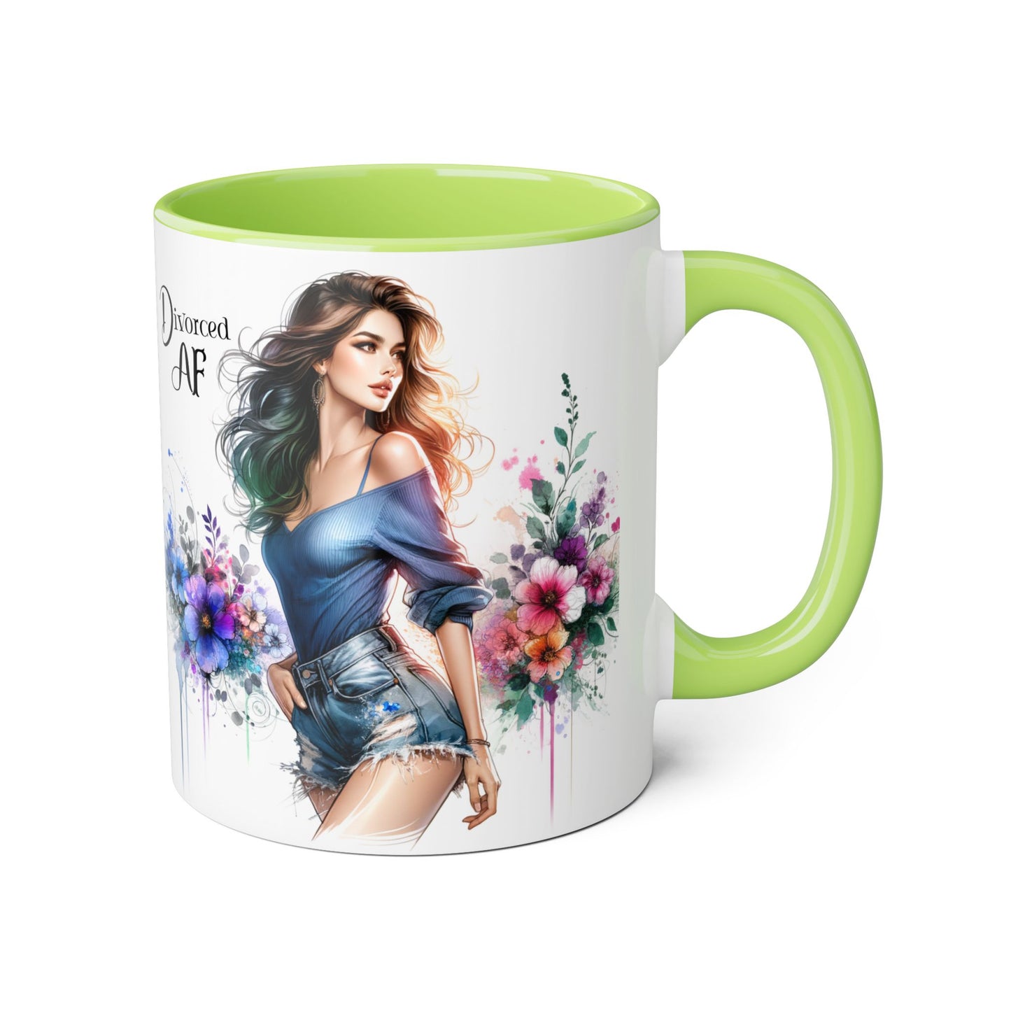 Divorced AF Mug, Stylish Coffee Cup for Newly Single, Empowerment Gift for Her, Celebration of Freedom, Unique Present for Divorcee