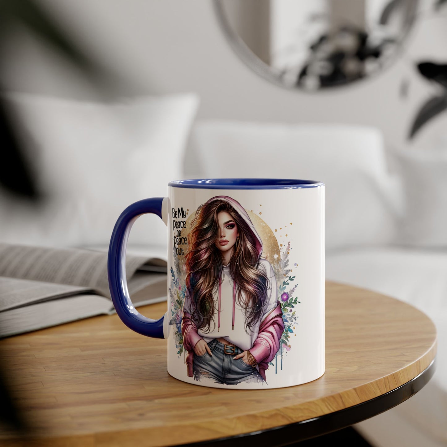Mug - Be My Peace or Peace Out Accent Mug