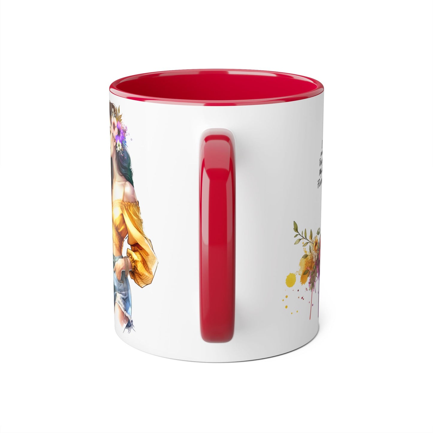 I Can Buy Myself Flowers Floral Bohemian Accent Mug - Perfect Gift for Flower Lovers, Art Enthusiasts, Home Decor, Spring Celebrations, Coffee Lovers